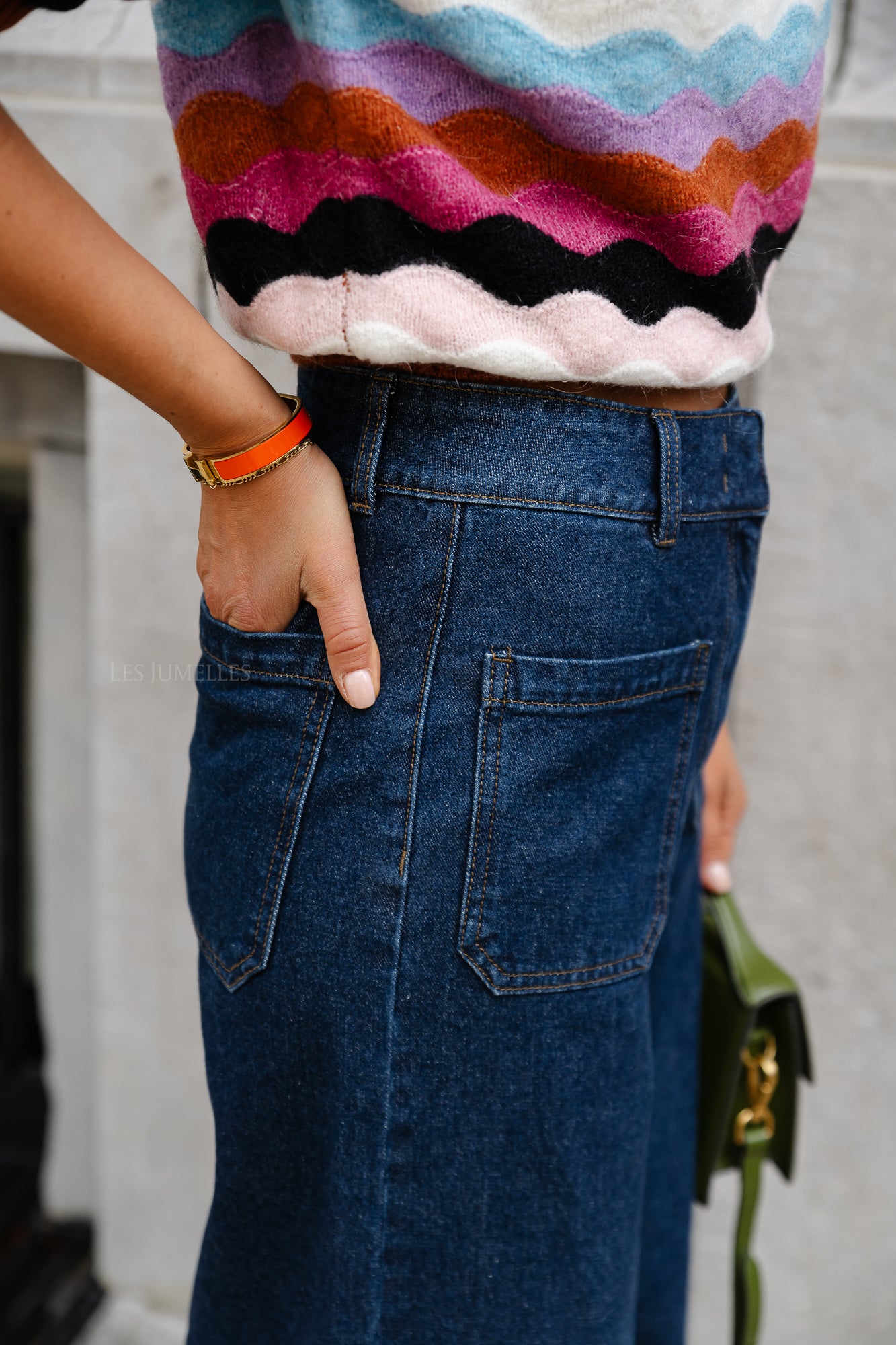 Jean Viflora denim bleu foncé