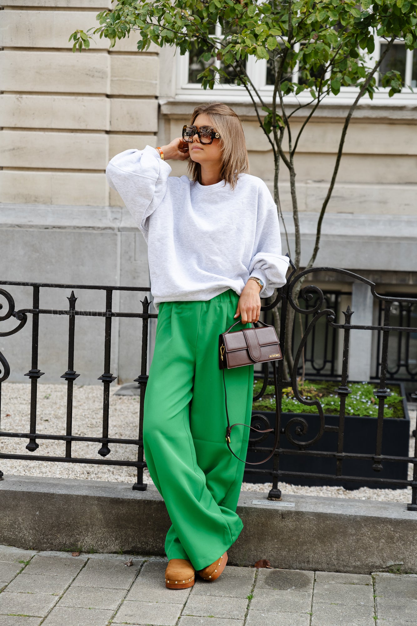 Pantalon Rhoda vert