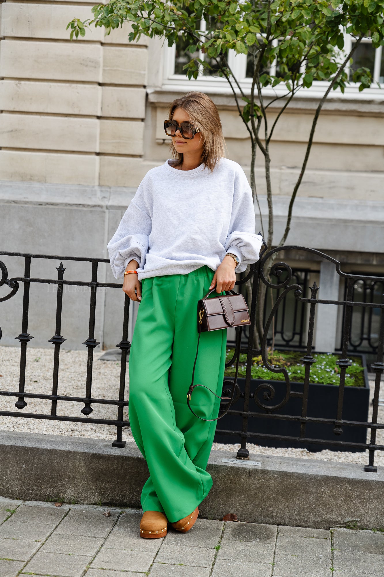 Pantalon Rhoda vert
