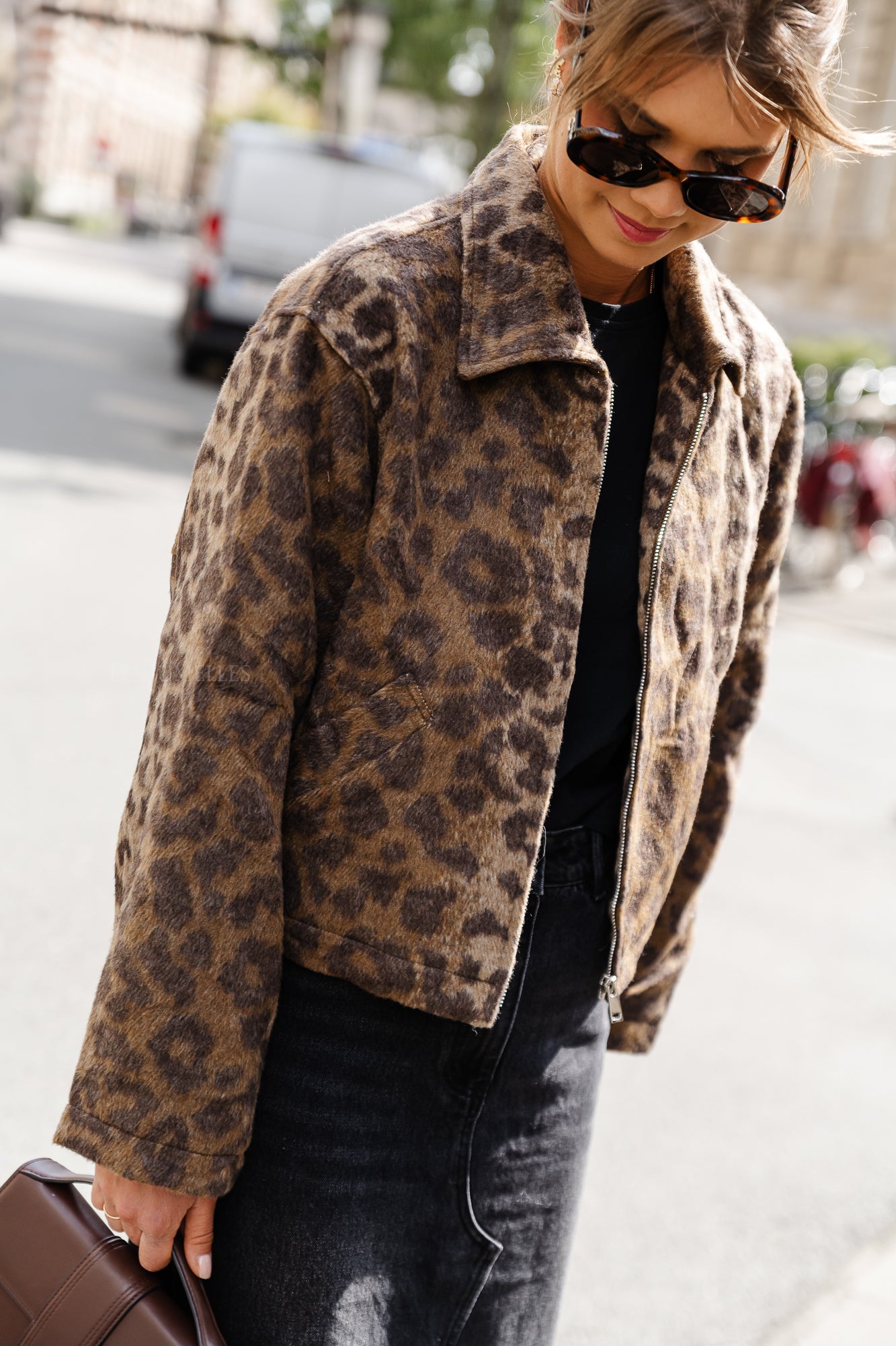 <tc>Veste Yasmine léopard</tc>