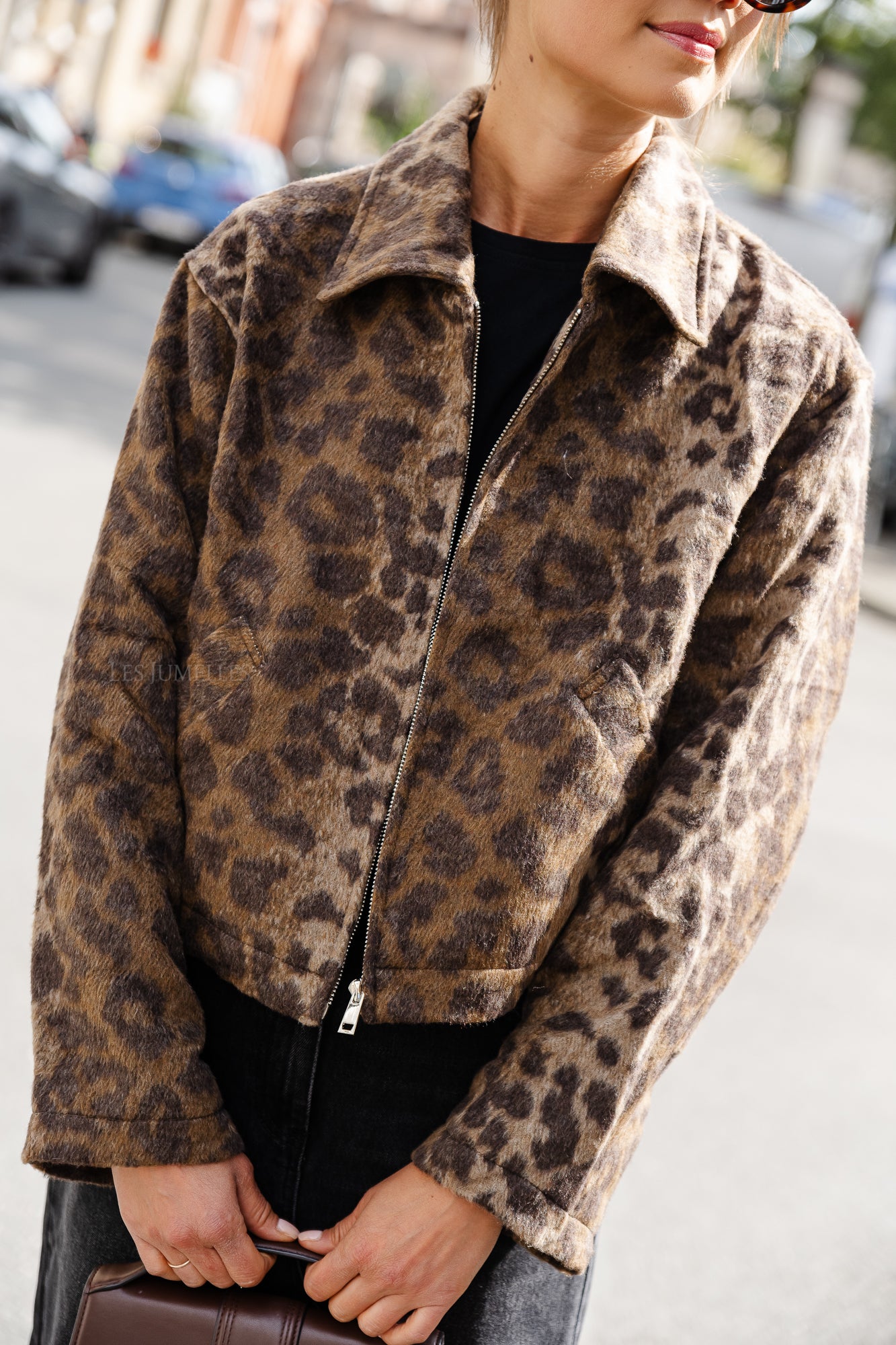 <tc>Veste Yasmine léopard</tc>