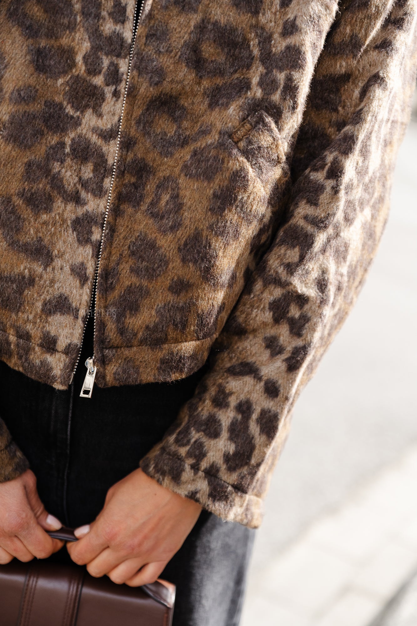 <tc>Veste Yasmine léopard</tc>
