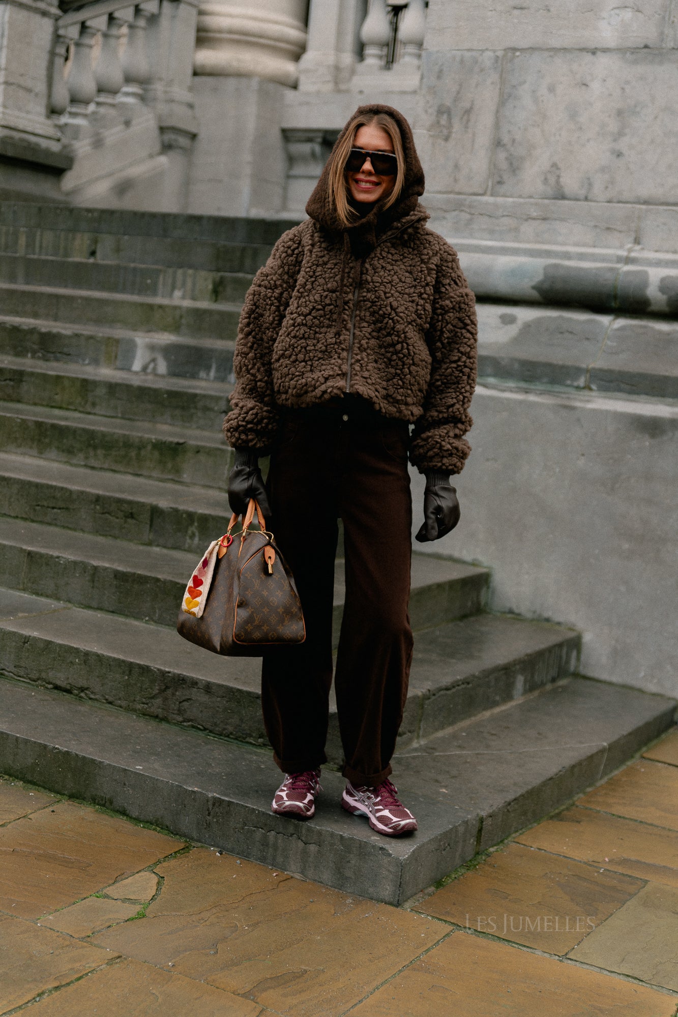 VIFiola L/S short jacket coffee bean