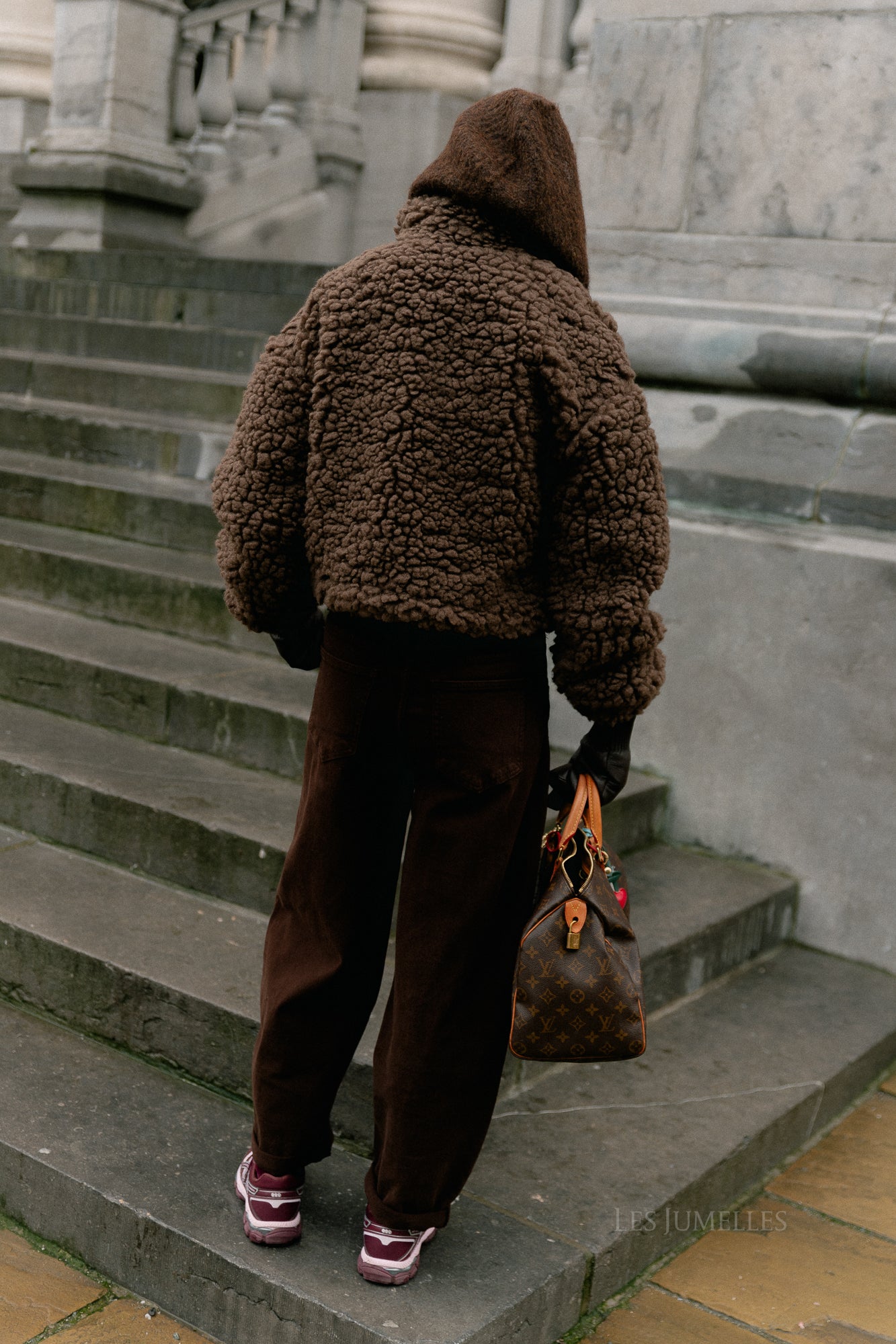 VIFiola L/S short jacket coffee bean