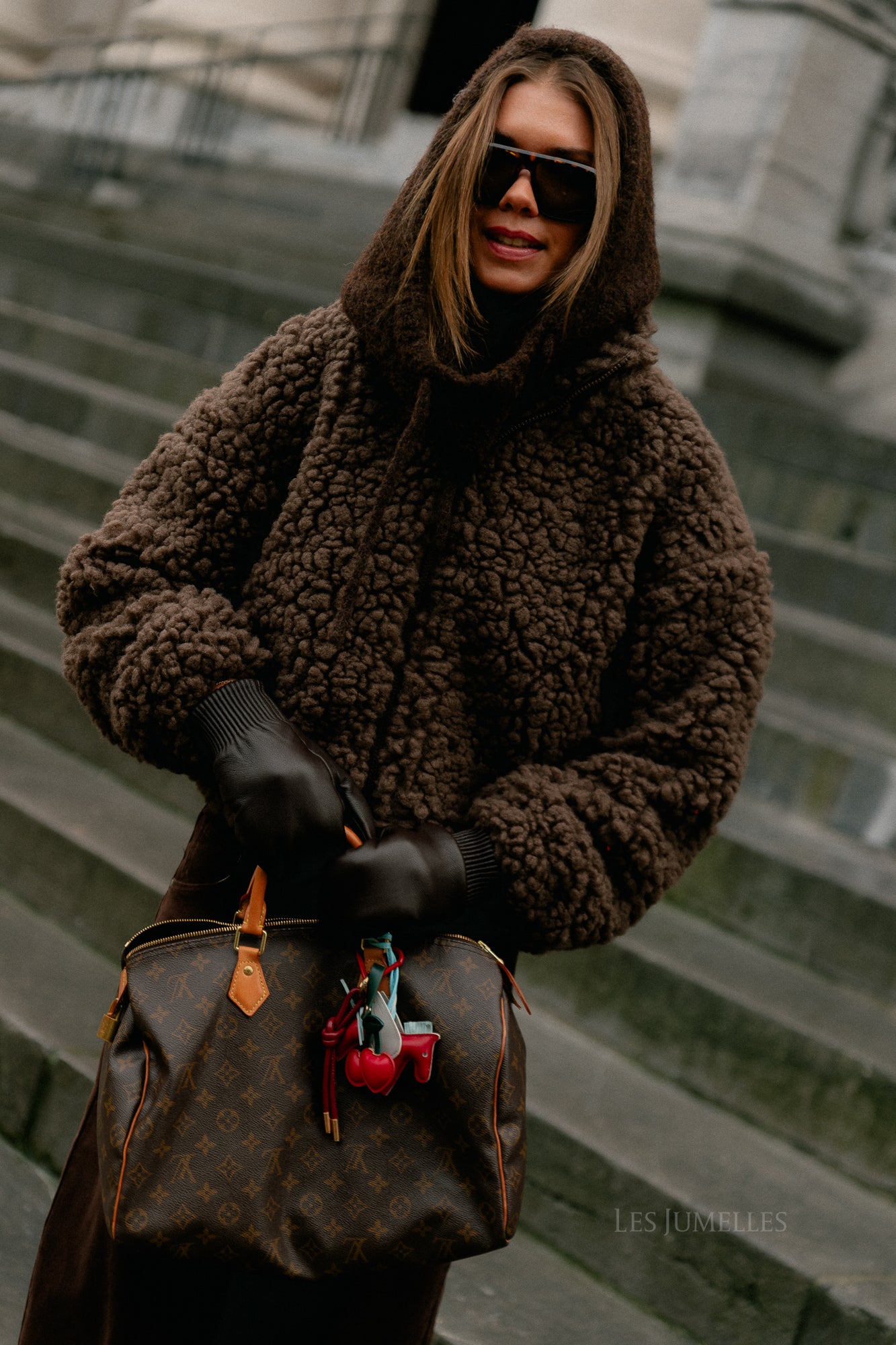 VIFiola L/S short jacket coffee bean