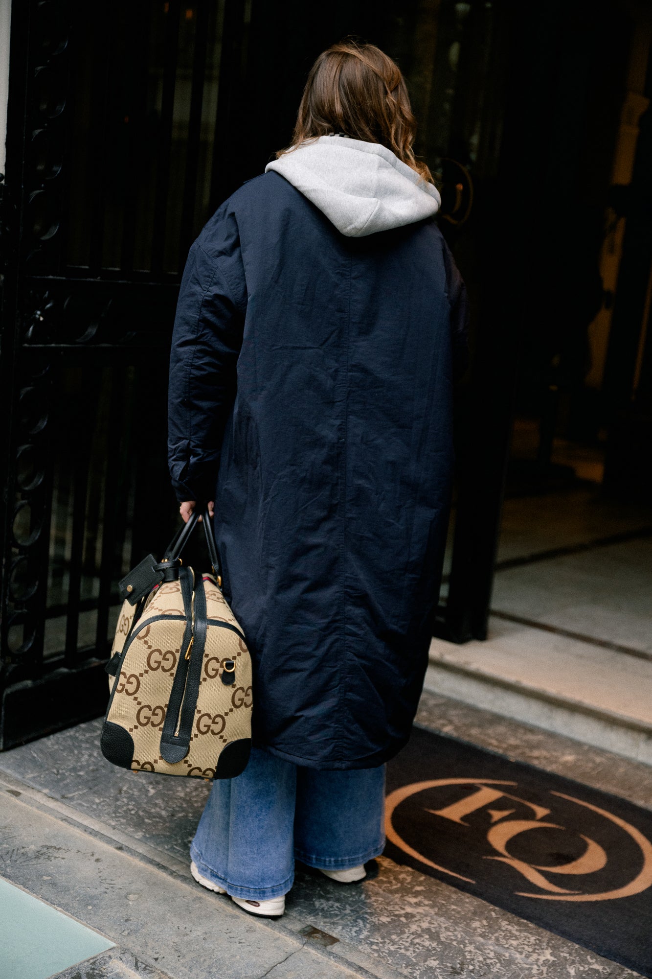 Coco long coat navy