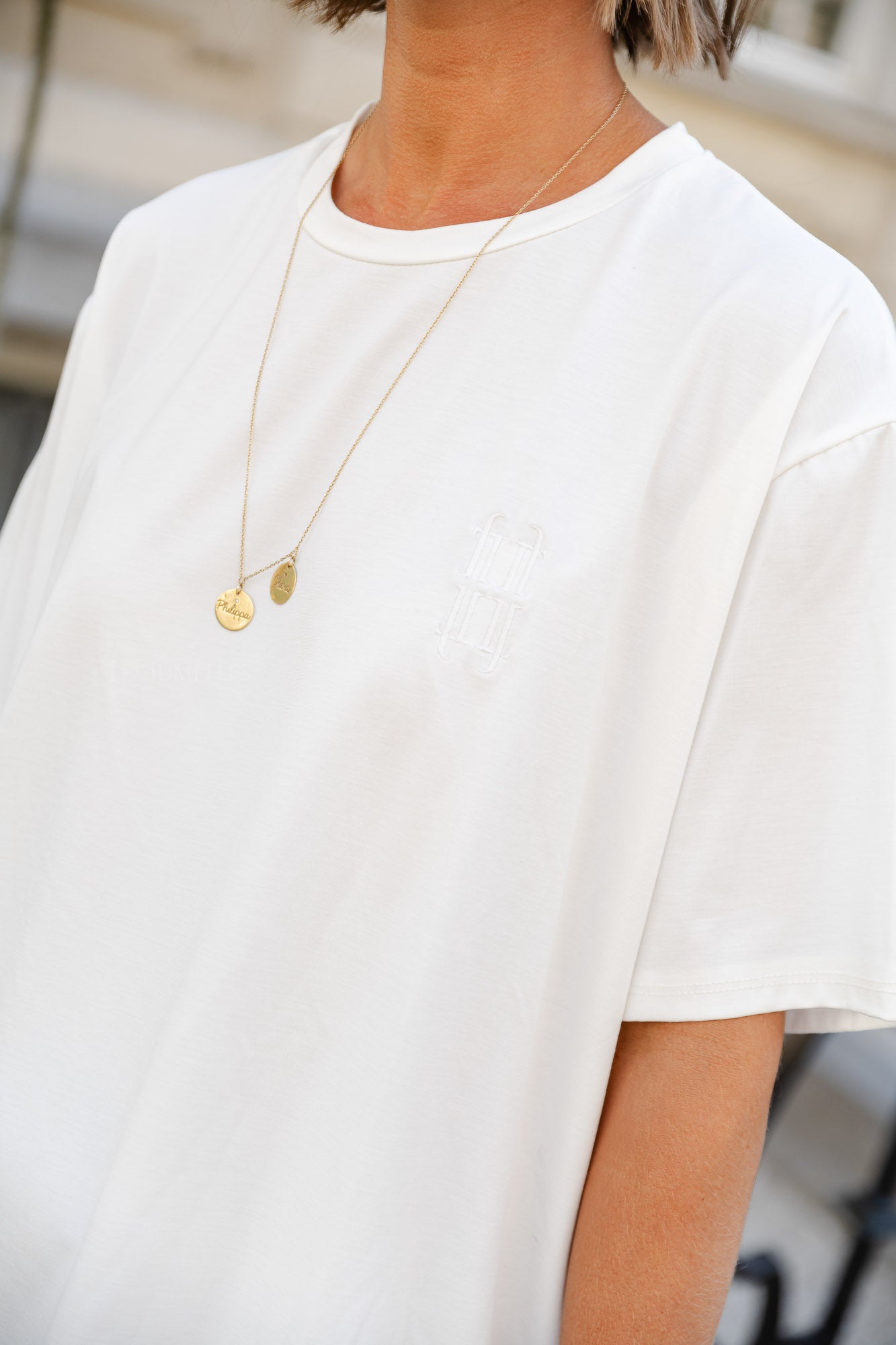 Les Jumelles T-Shirt weiß