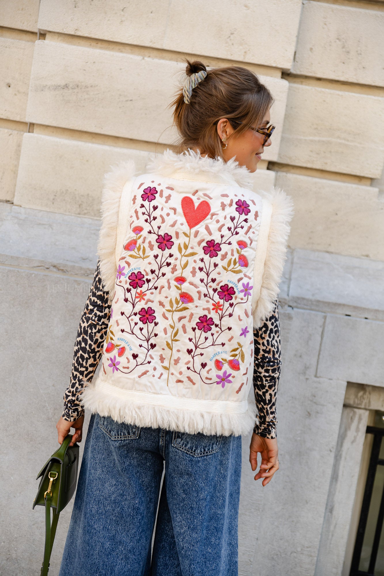 Gilet rivière multicolore