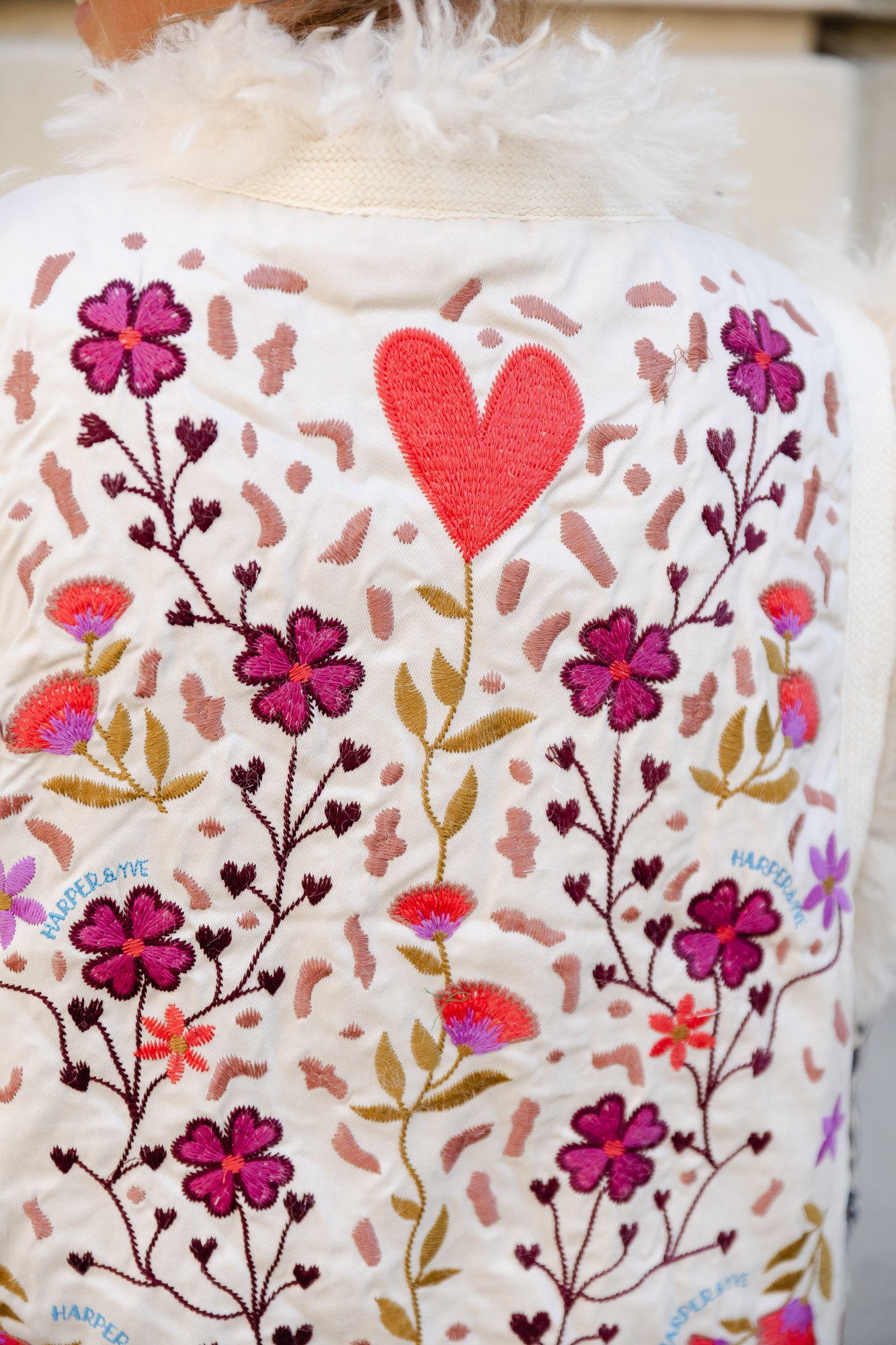 Gilet rivière multicolore