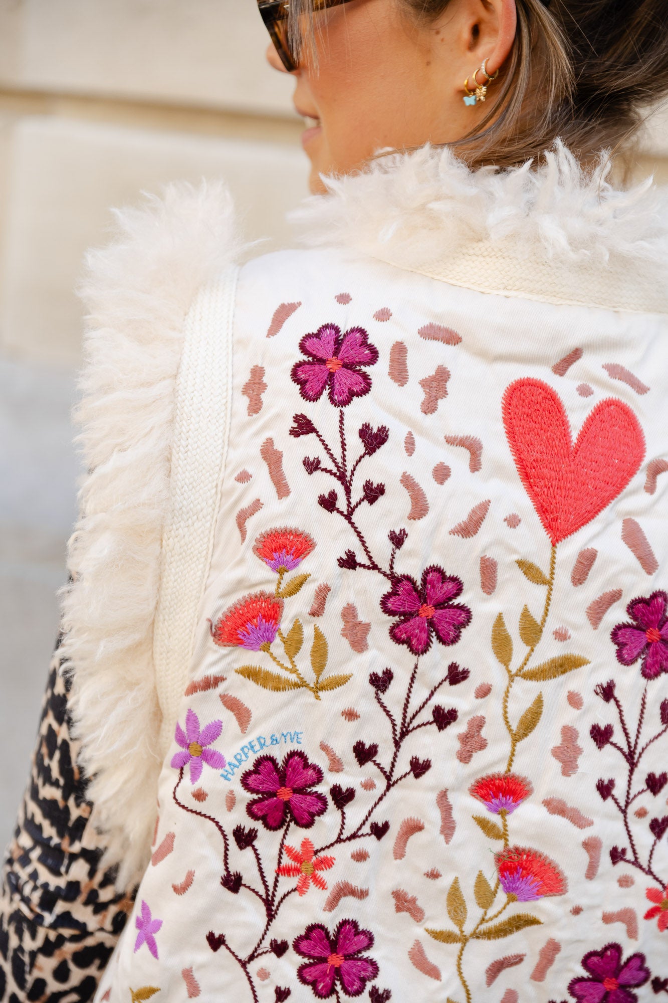 Gilet rivière multicolore