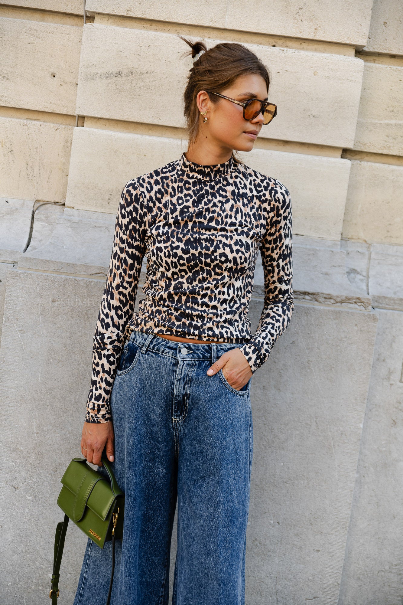 Lexie Langarm-Leoparden