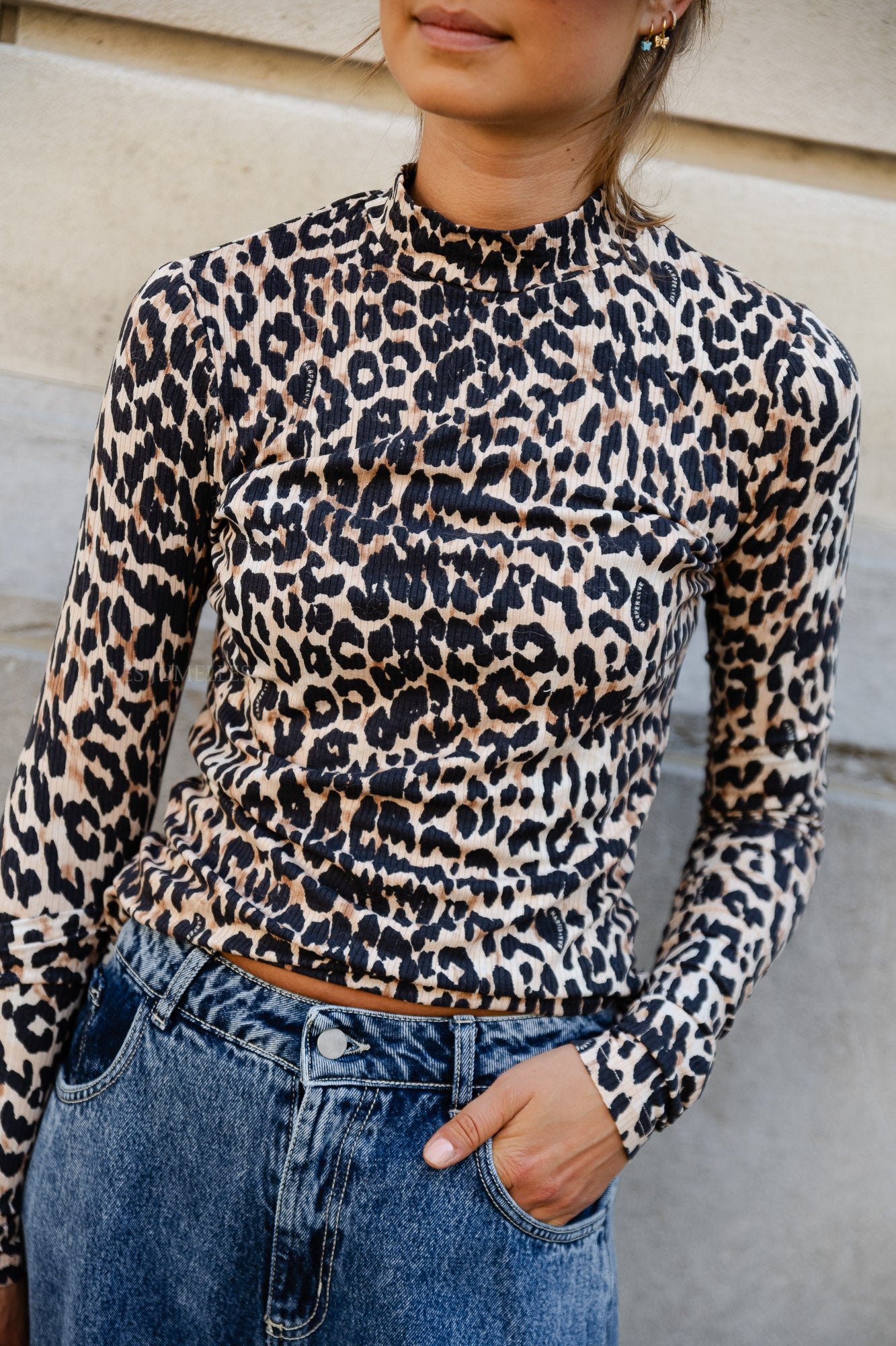 Lexie Langarm-Leoparden