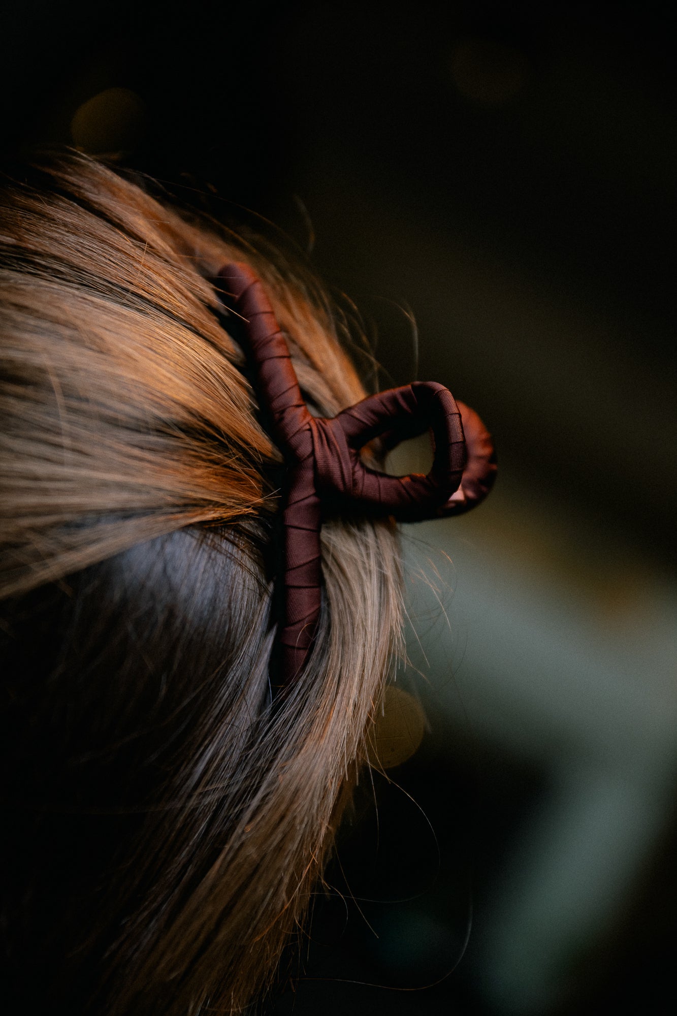 Luster Celabrina hair claw brown tortoise