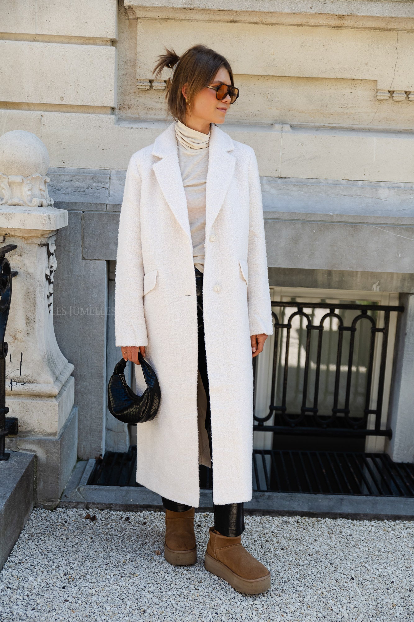 Manteau Ninette boucle blanche