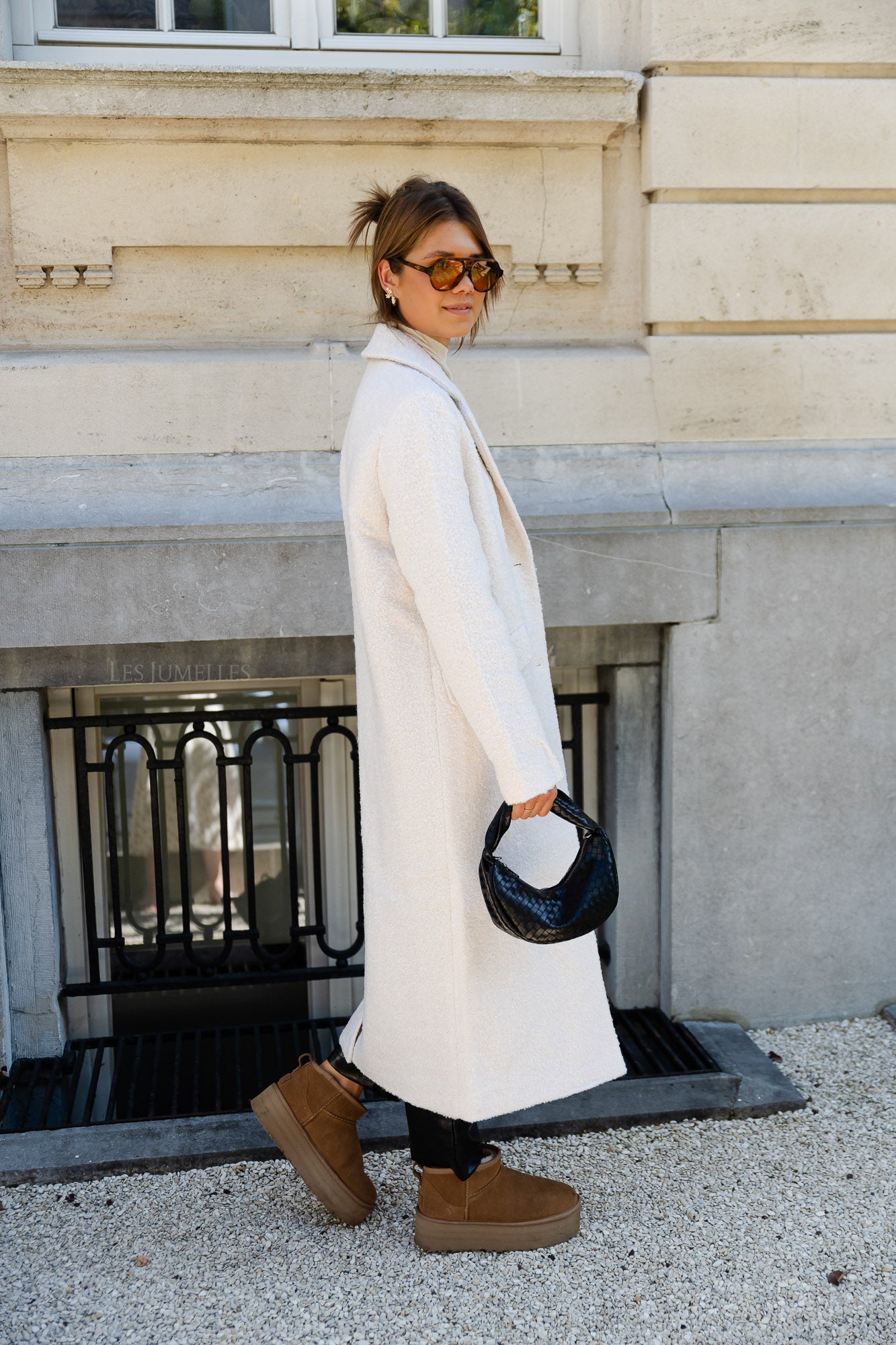 Manteau Ninette boucle blanche