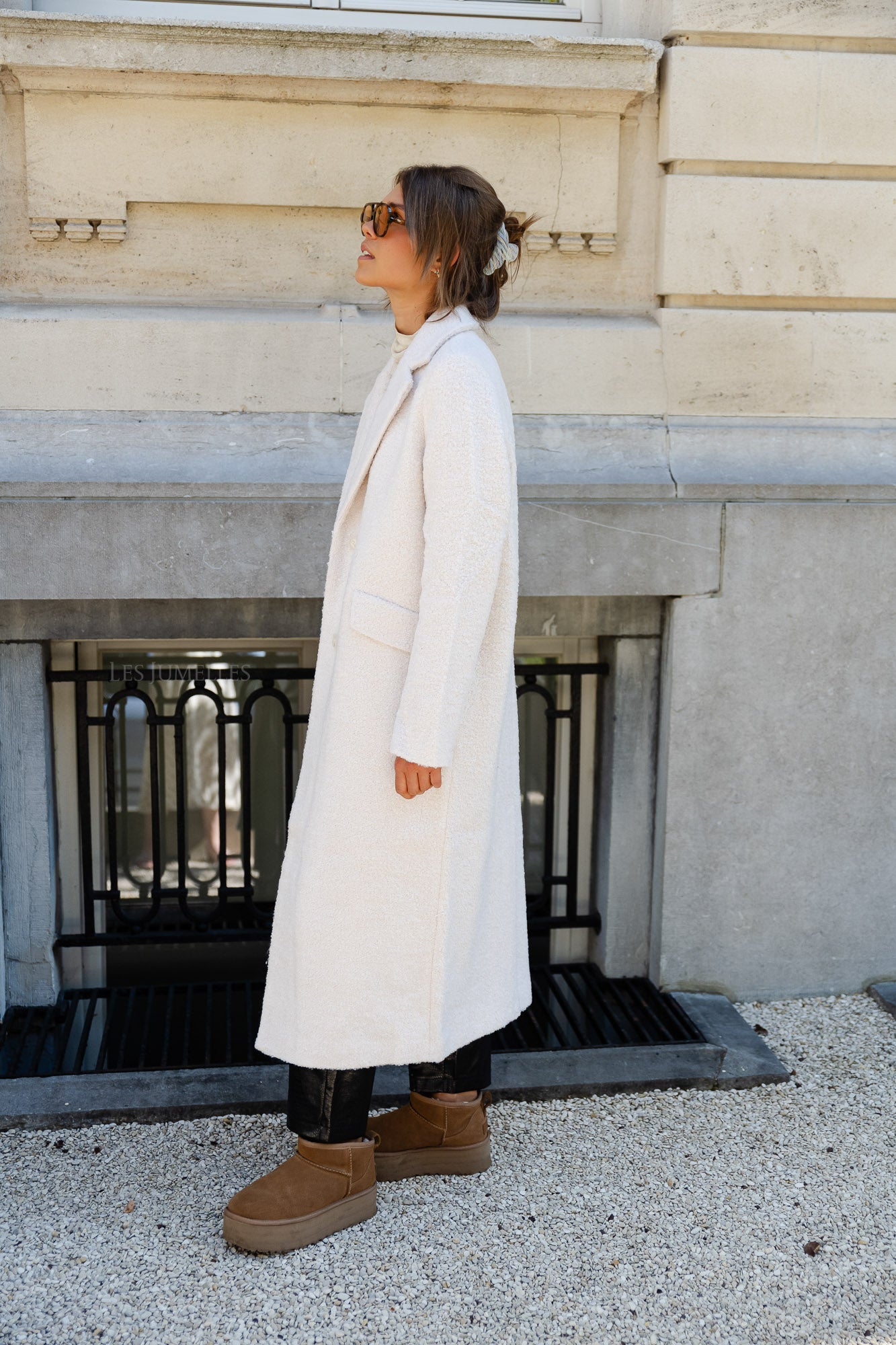 Manteau Ninette boucle blanche