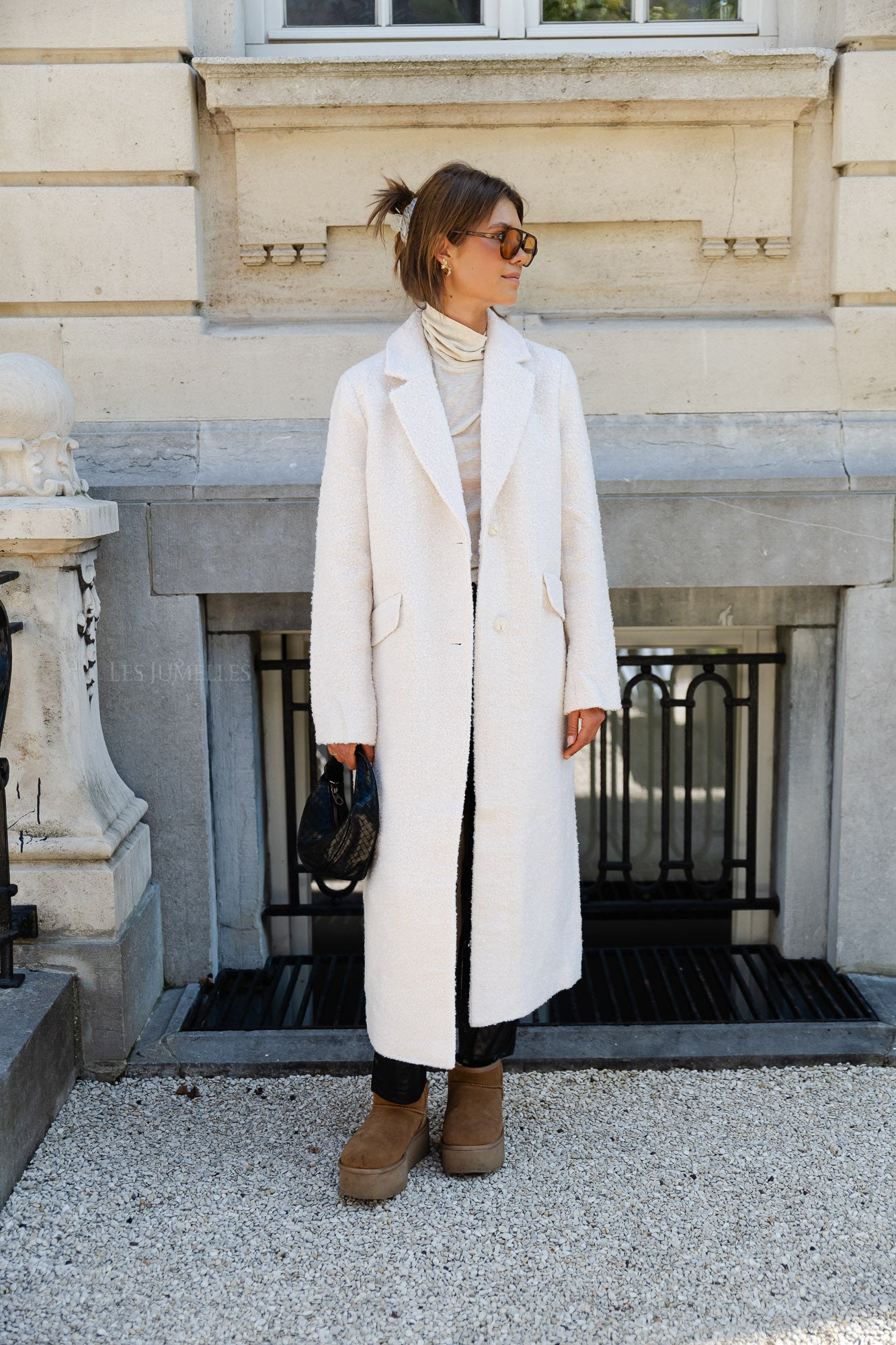 Manteau Ninette boucle blanche