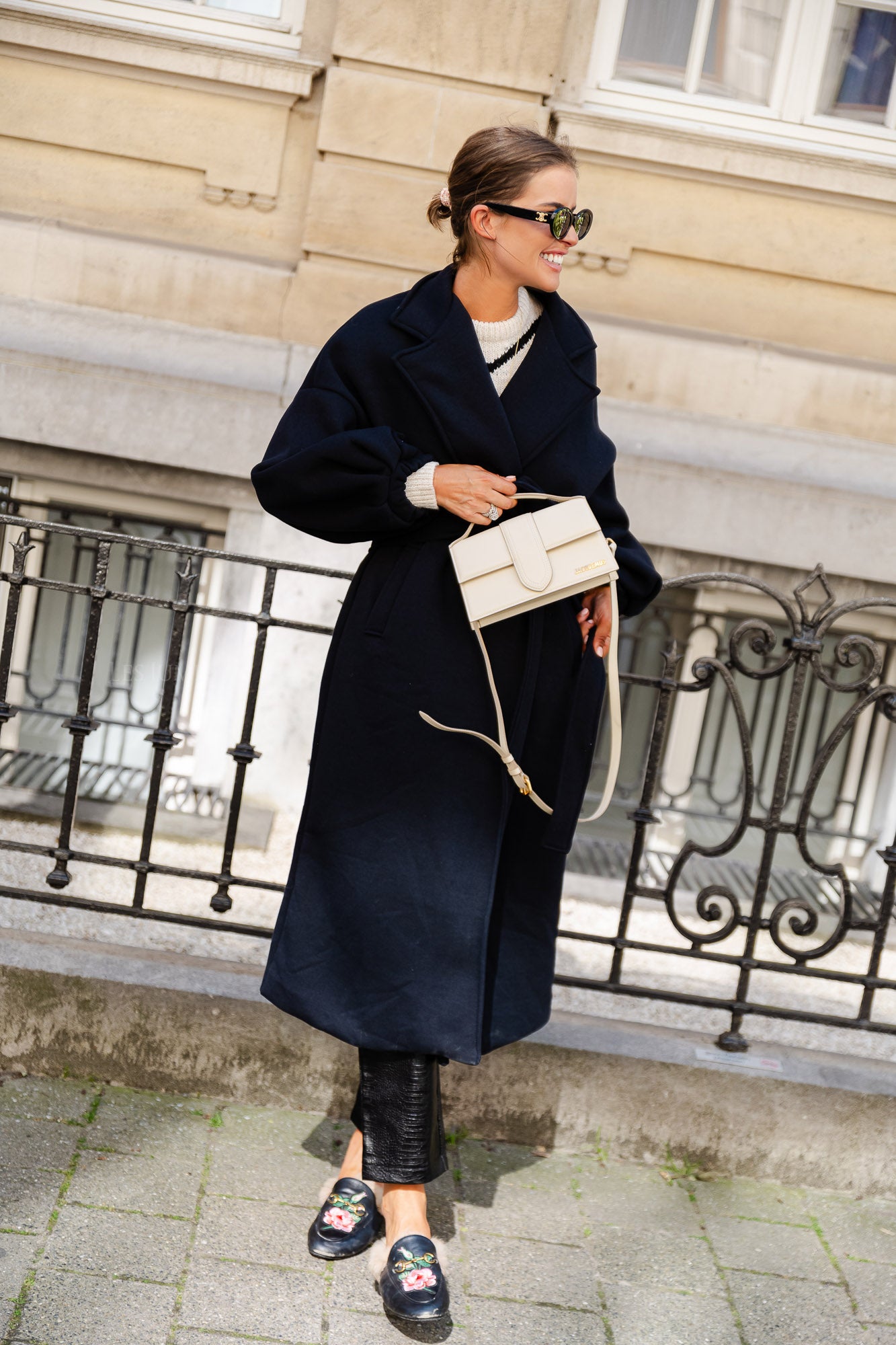 <tc>Manteau Nelly bleu marine</tc>
