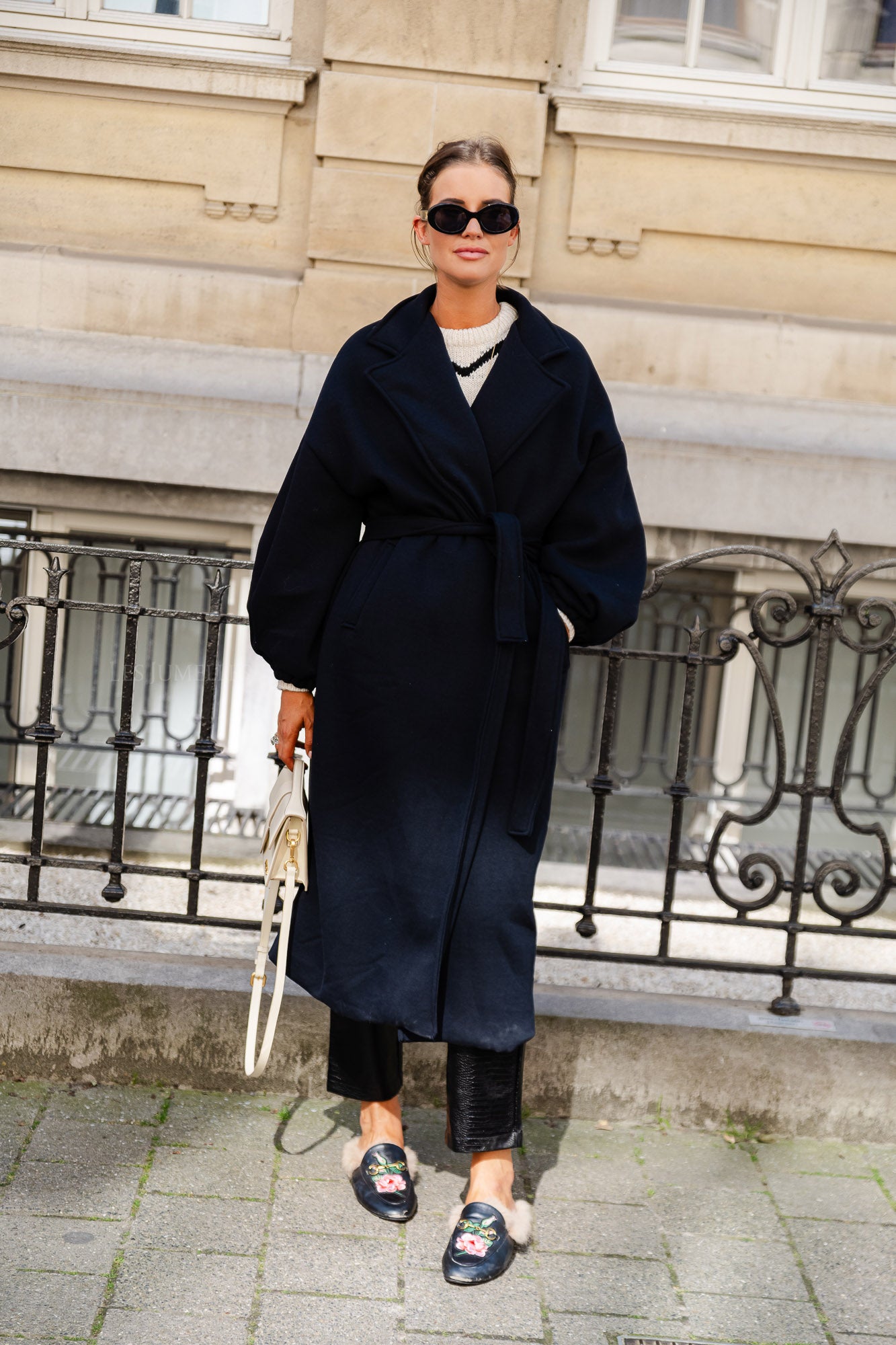 <tc>Manteau Nelly bleu marine</tc>