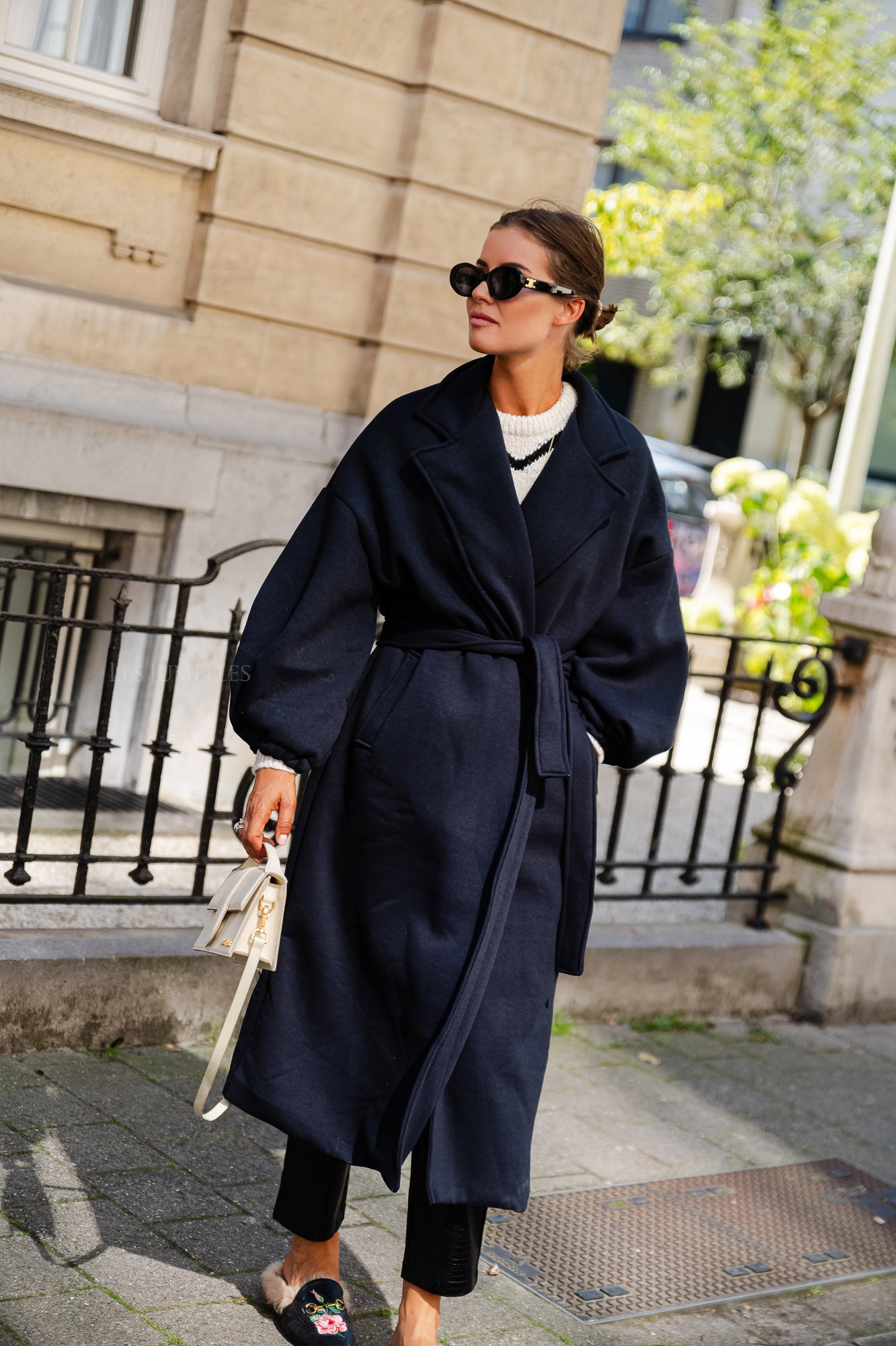 <tc>Manteau Nelly bleu marine</tc>