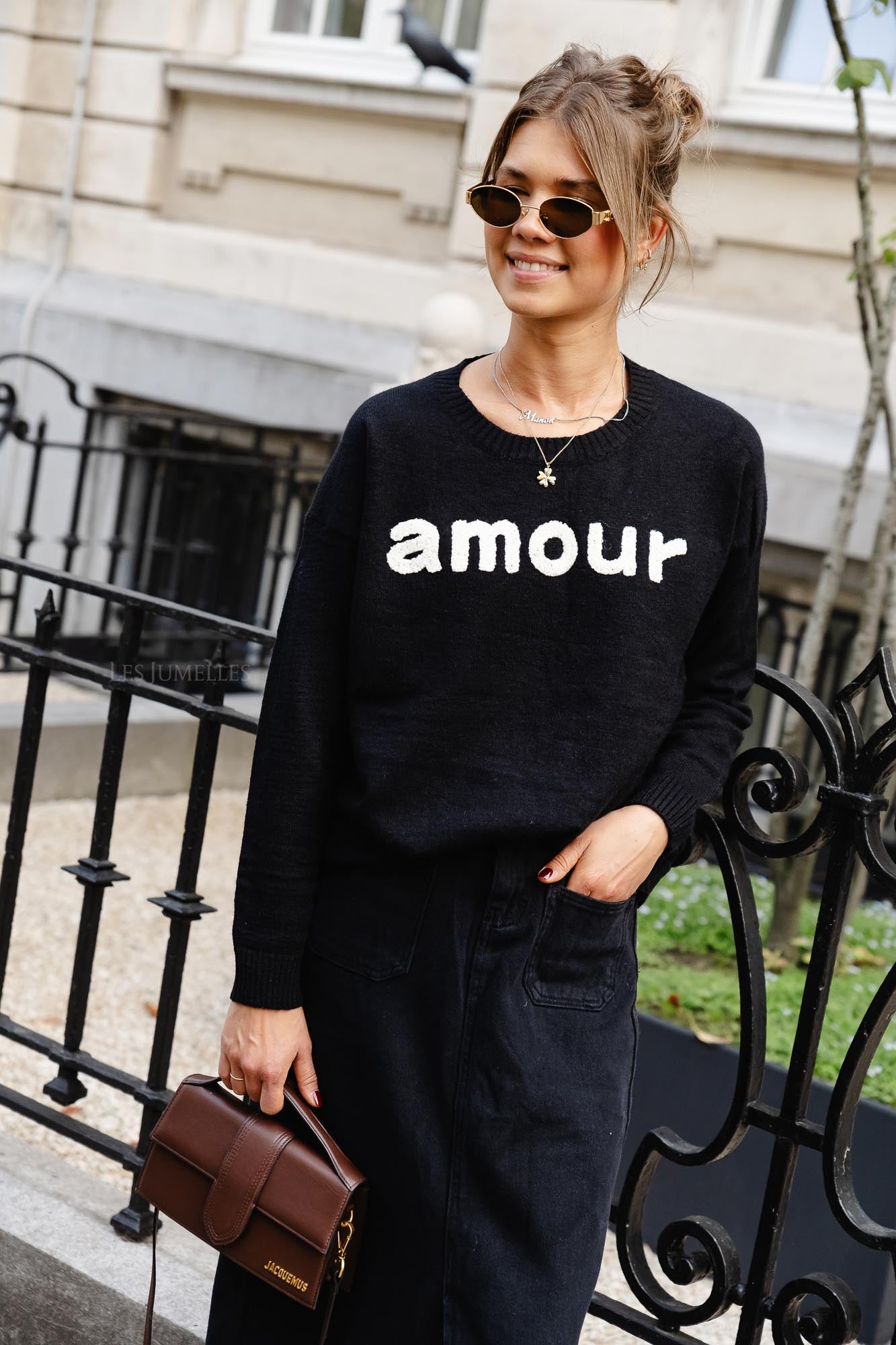 <tc>Pull Amour noir</tc>