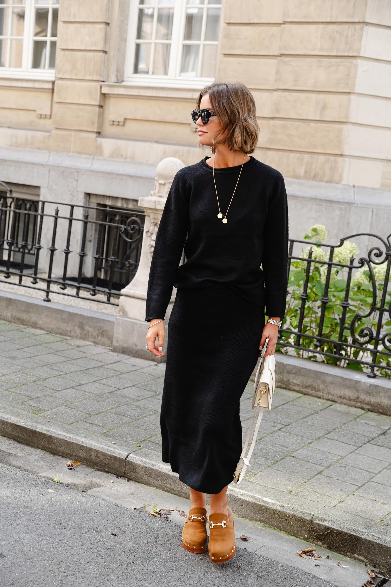 <tc>Pull en maille Macy noir</tc>