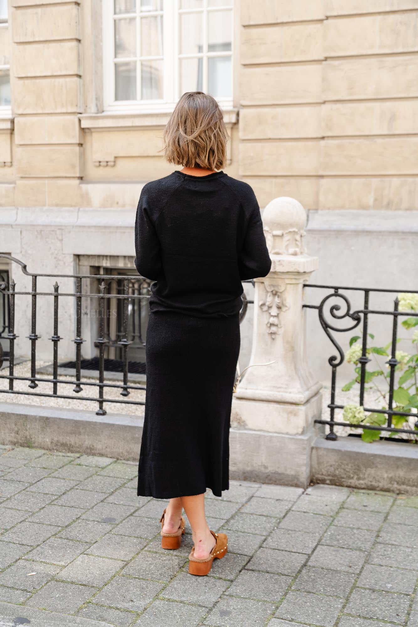 <tc>Pull en maille Macy noir</tc>