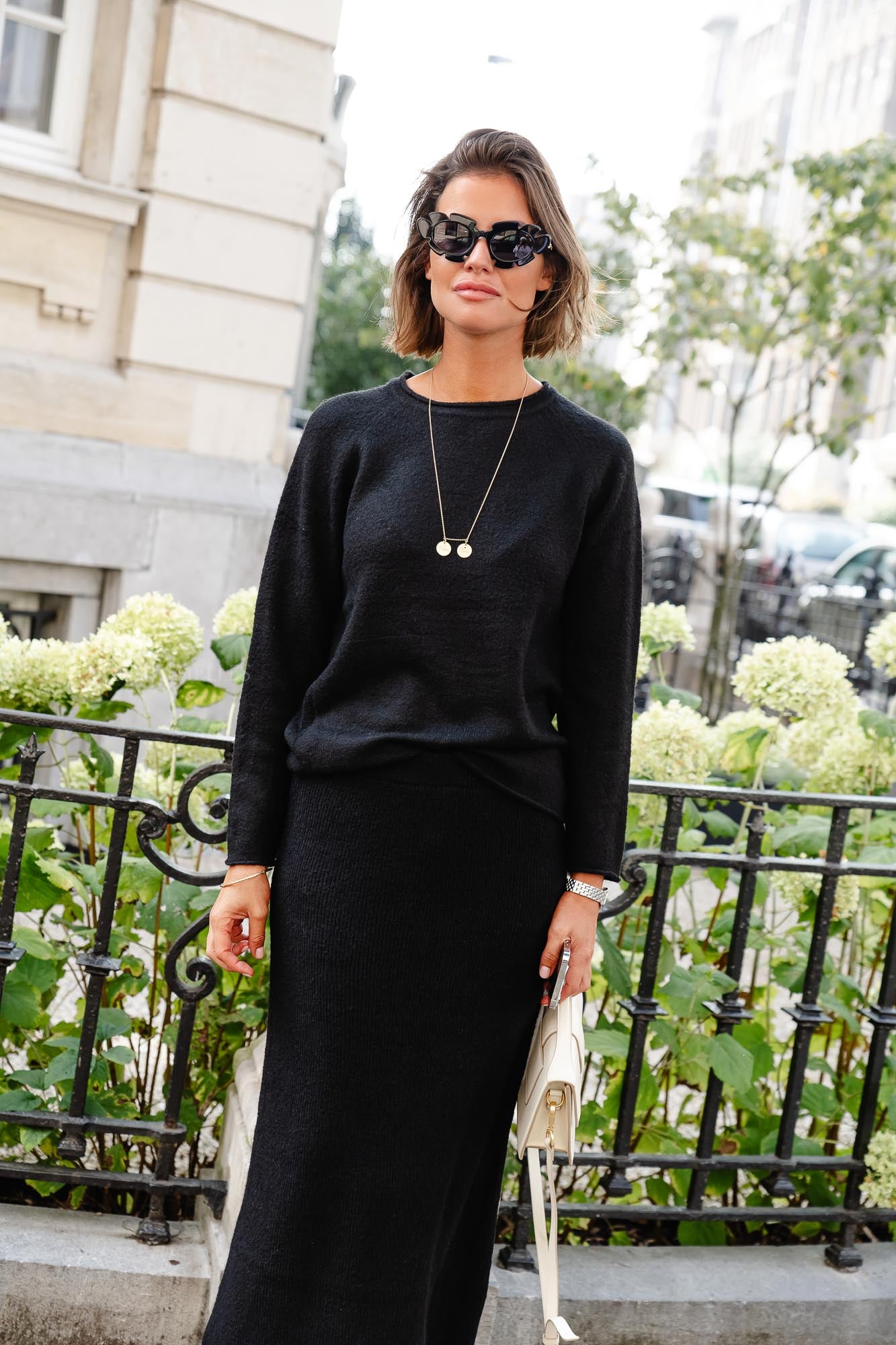 <tc>Pull en maille Macy noir</tc>