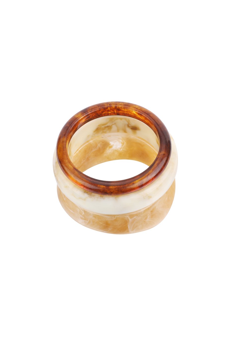 Marble bangles apricot