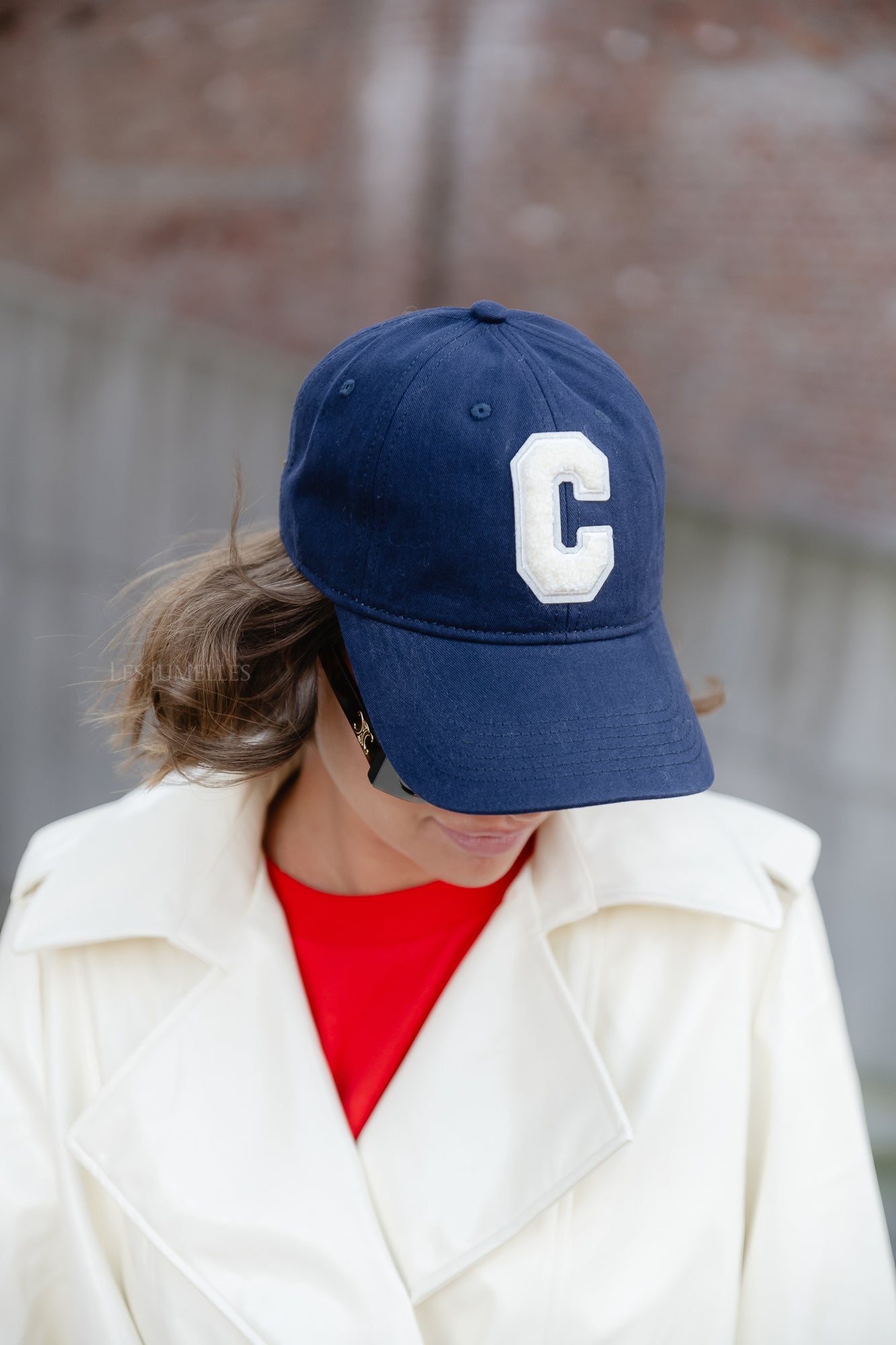 'C' Cap marineblauw