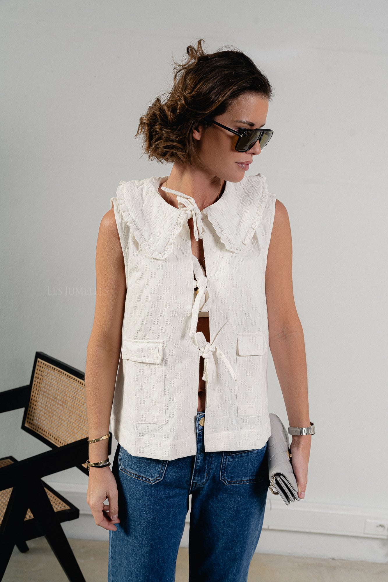AnnikaSW vest snow white
