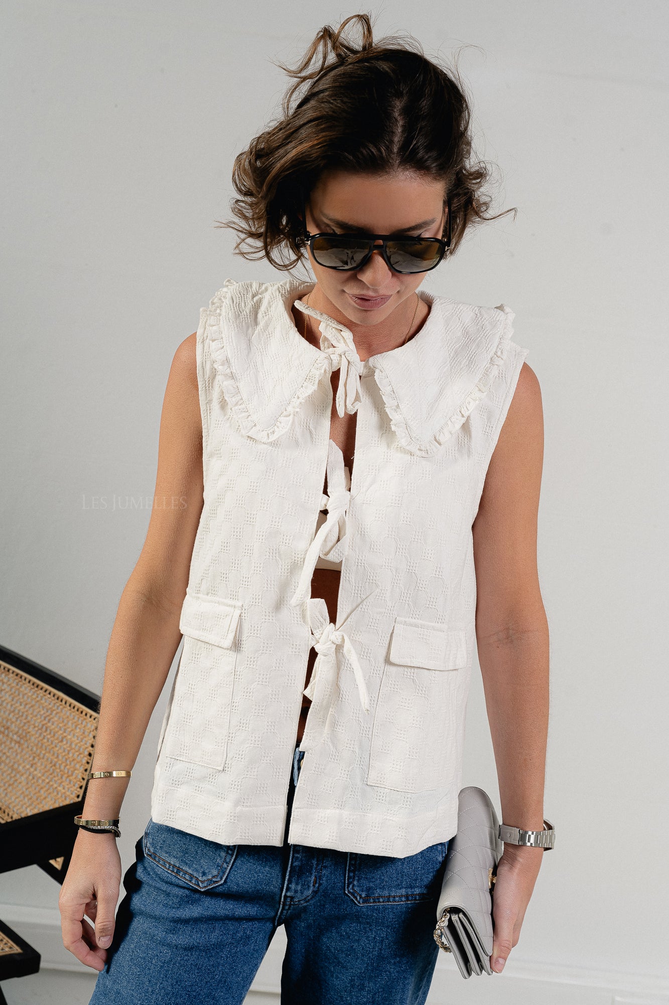 AnnikaSW vest snow white