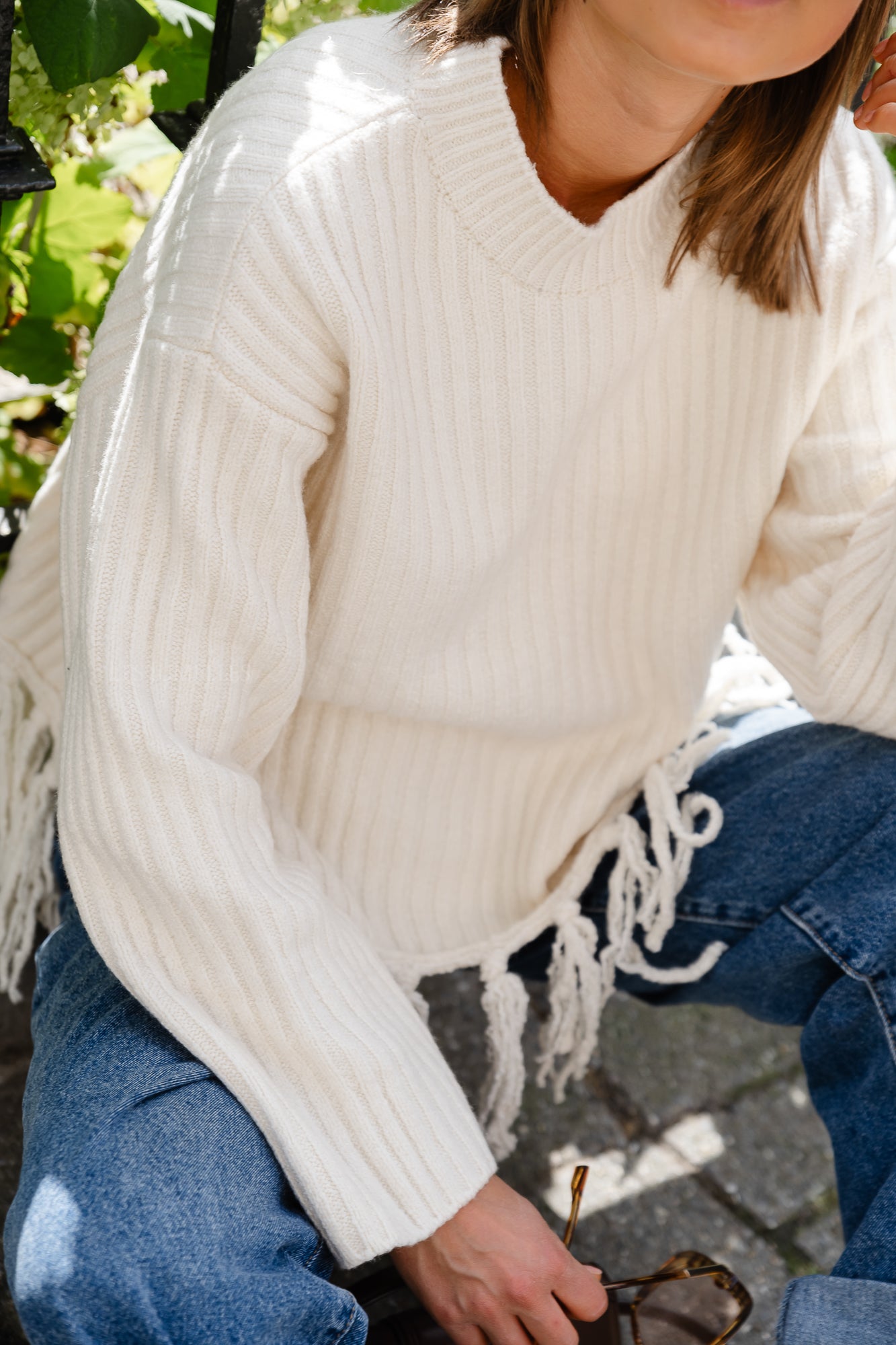 Narumol jumper antique white