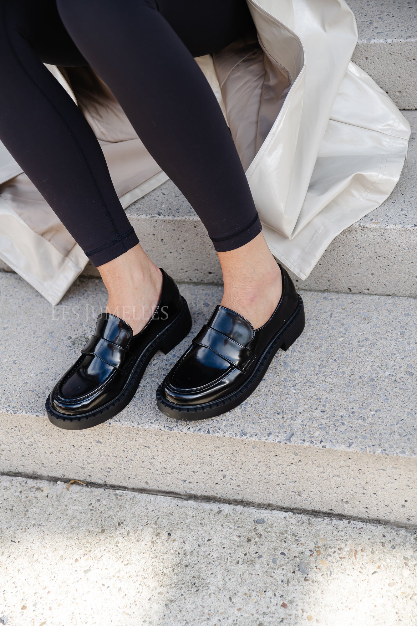 Madison-Slipper schwarz