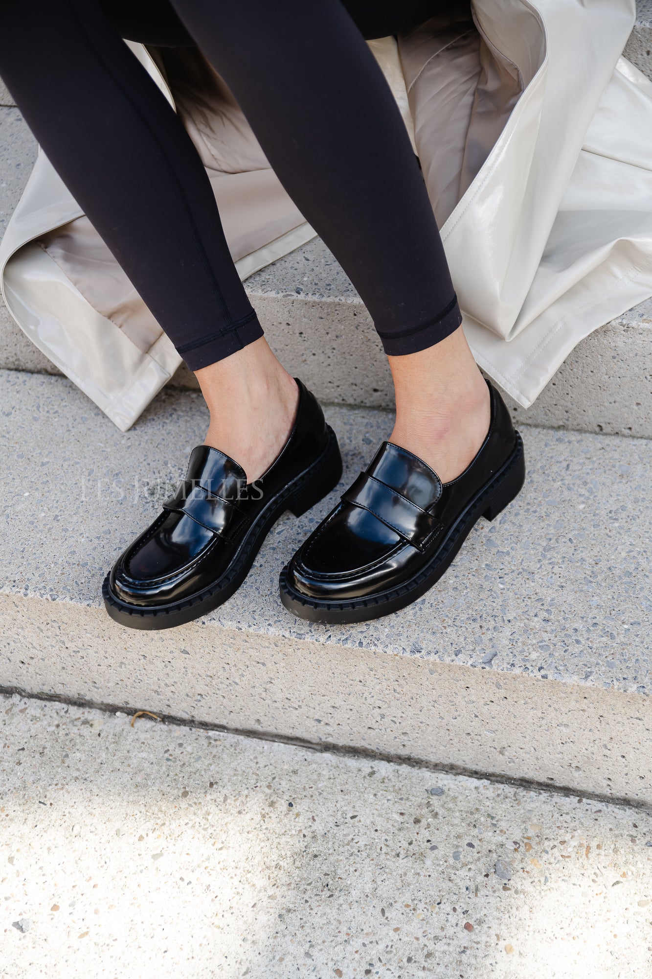 Madison-Slipper schwarz