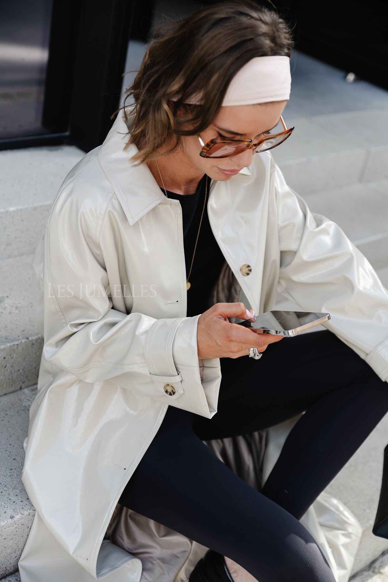 Ashley sporty coat beige