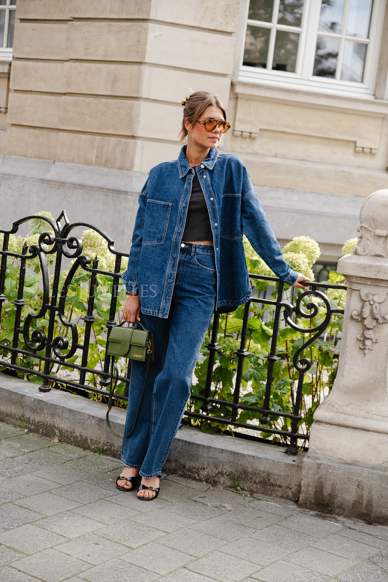 Freya denim pants blue