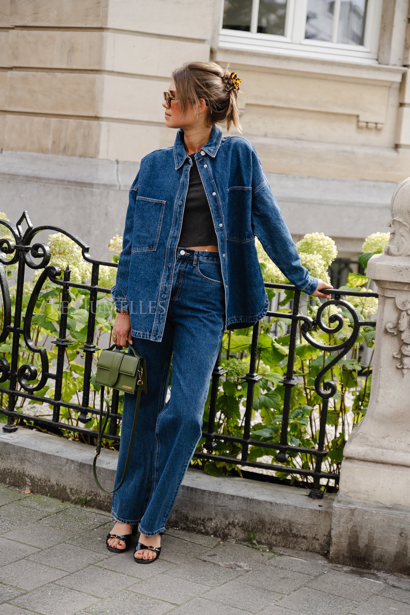 <tc>Chemise en jean Ella bleu</tc>