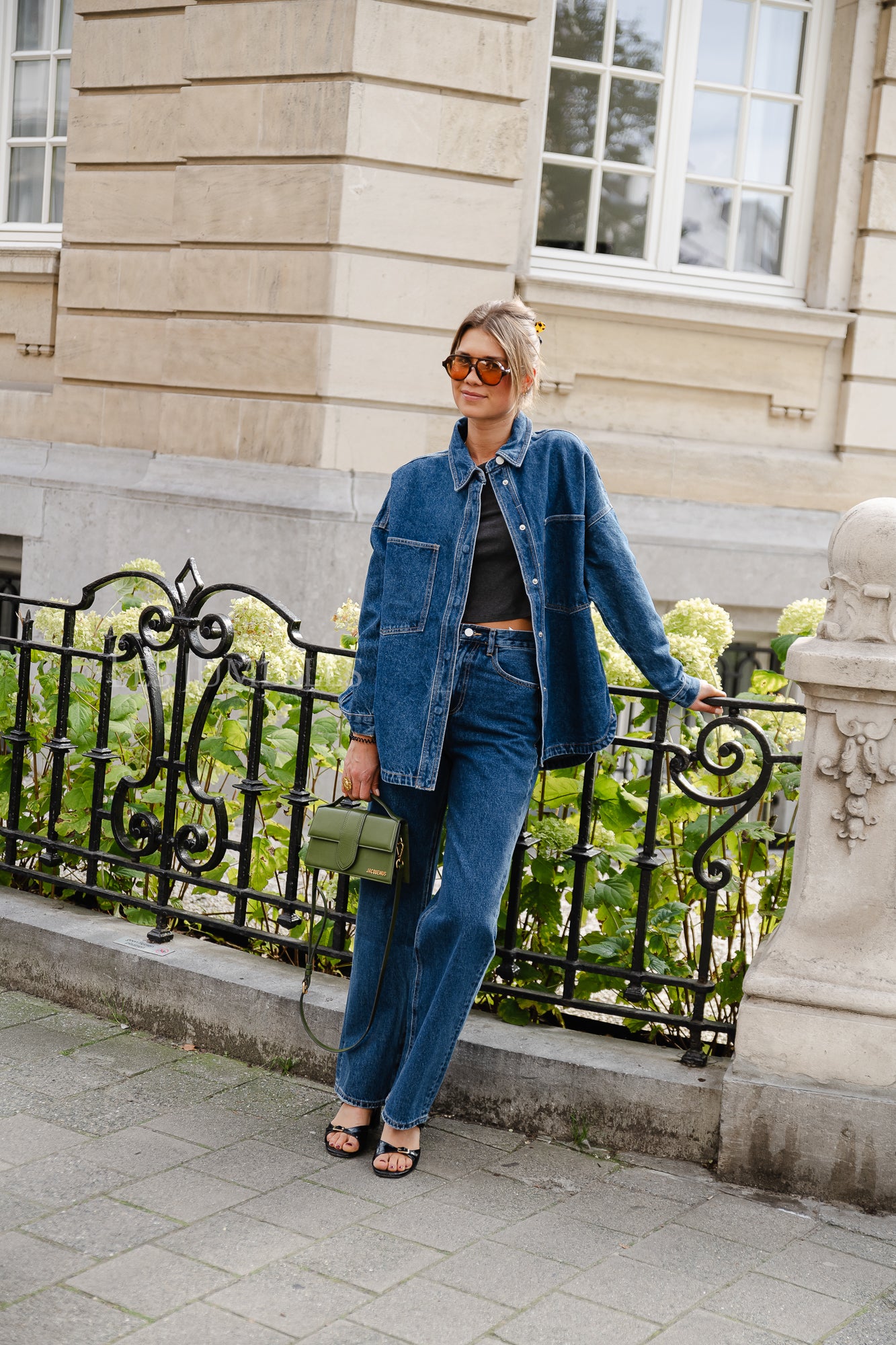 <tc>Chemise en jean Ella bleu</tc>