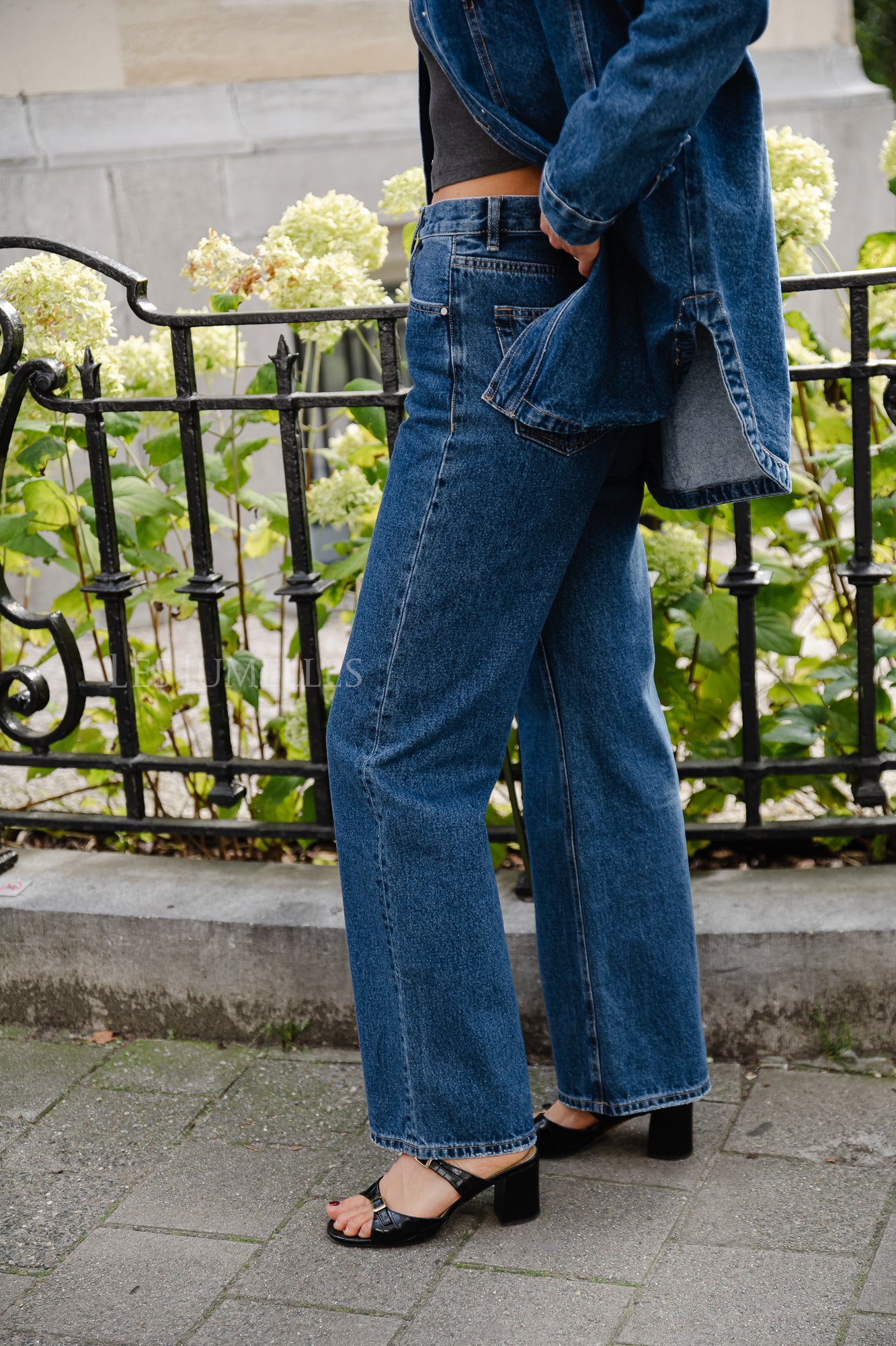 Freya denim pants blue
