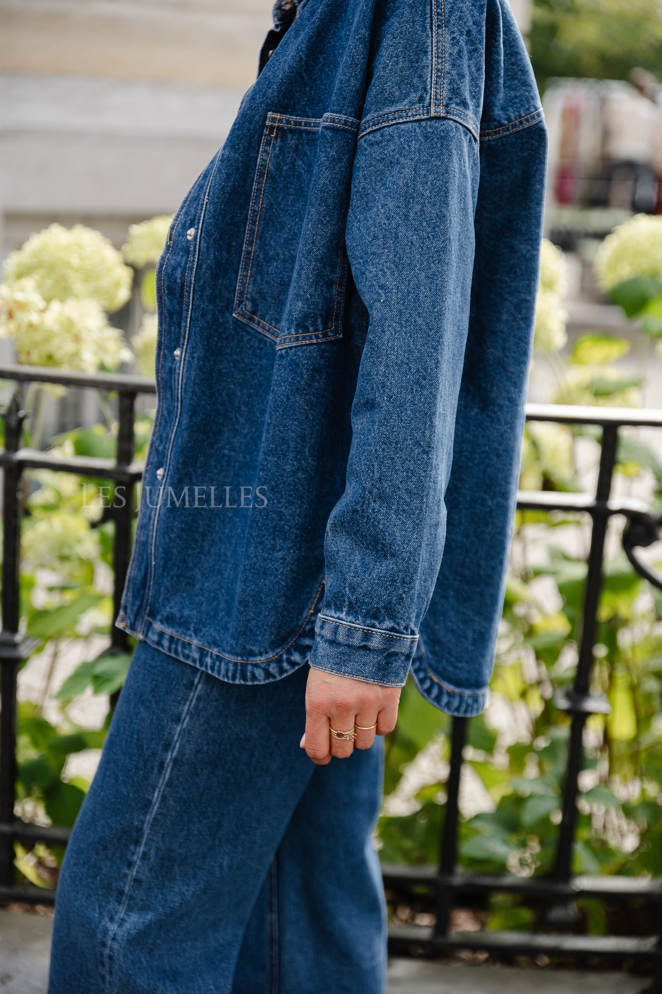 <tc>Chemise en jean Ella bleu</tc>