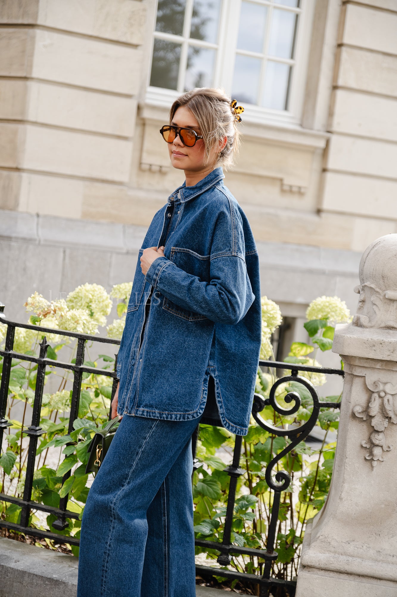 <tc>Chemise en jean Ella bleu</tc>