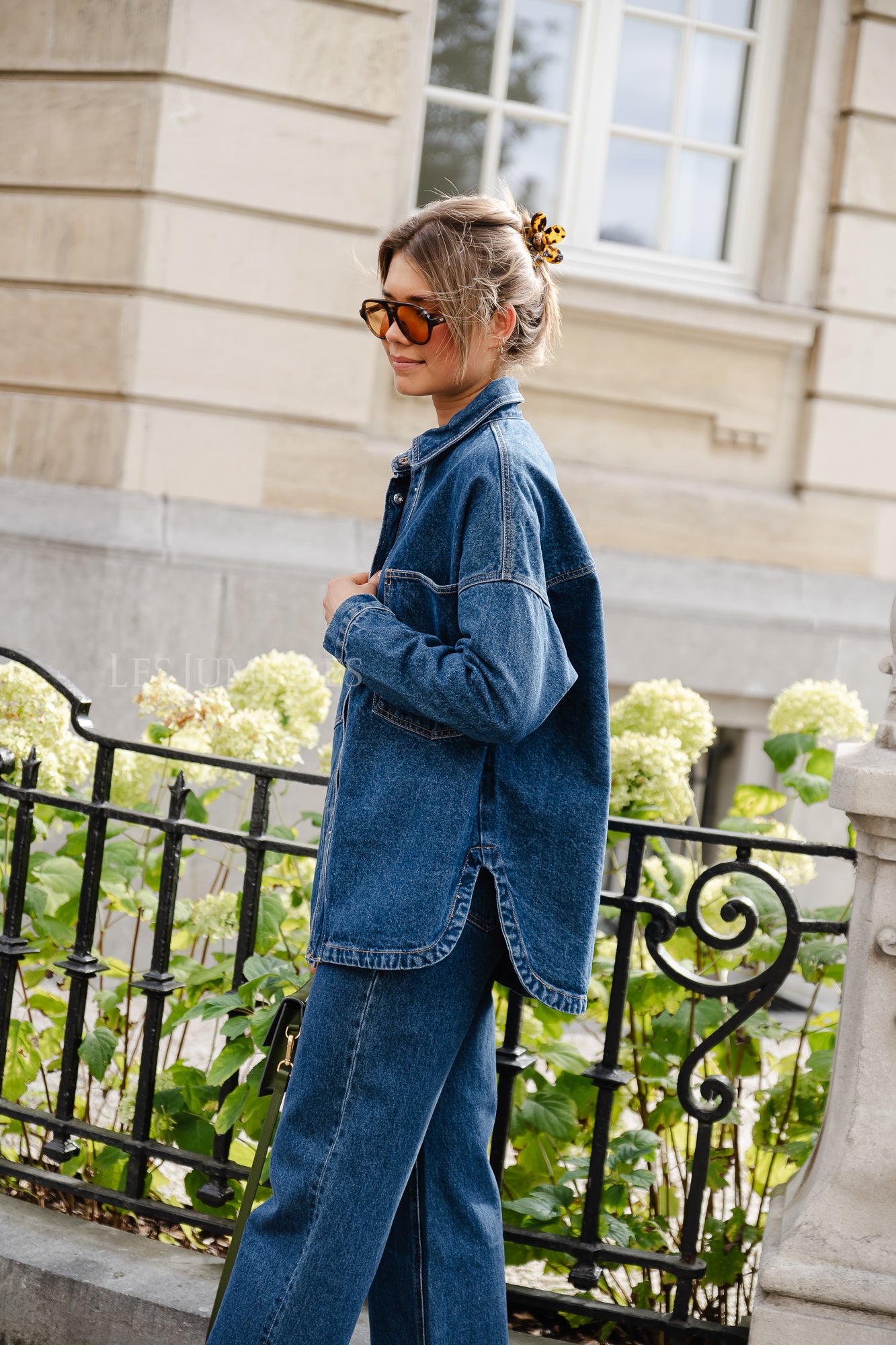 <tc>Chemise en jean Ella bleu</tc>