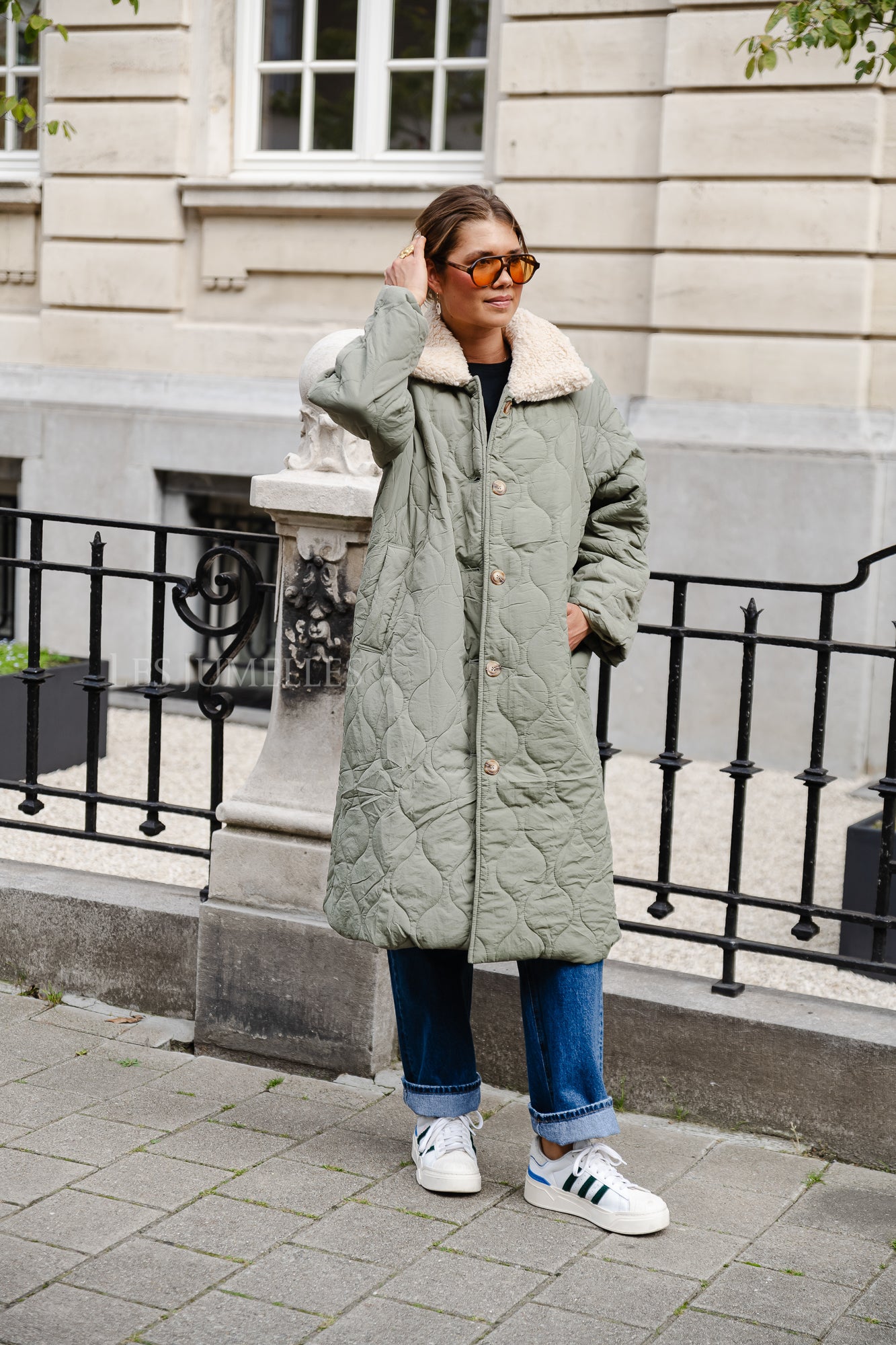 Doudoune Lizzy vert sauge