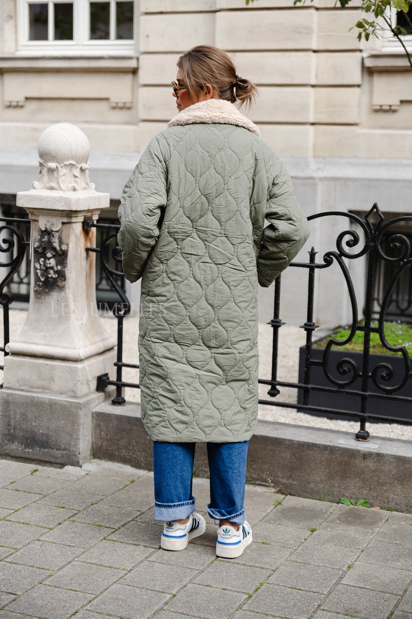 Doudoune Lizzy vert sauge