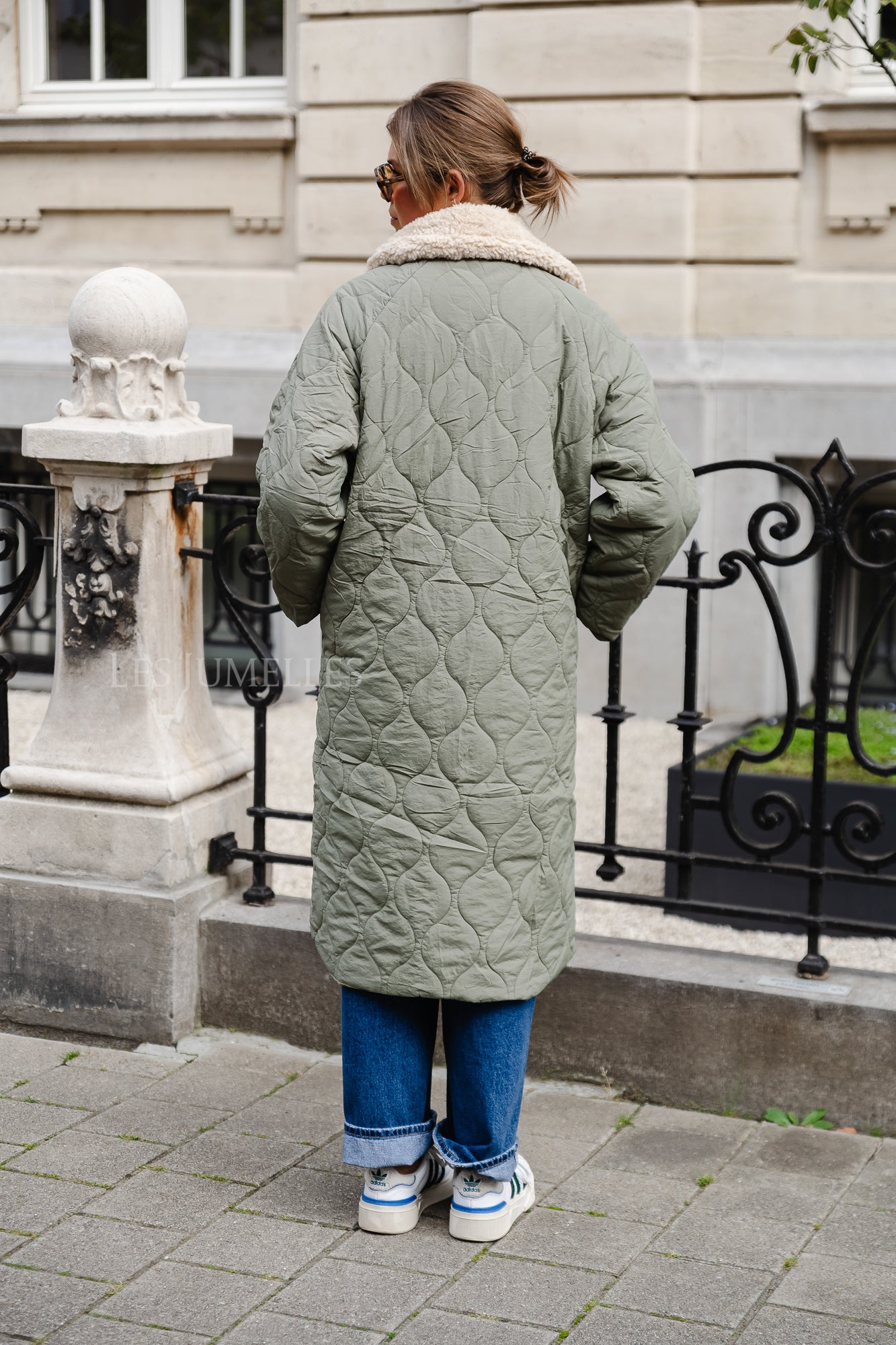 Doudoune Lizzy vert sauge