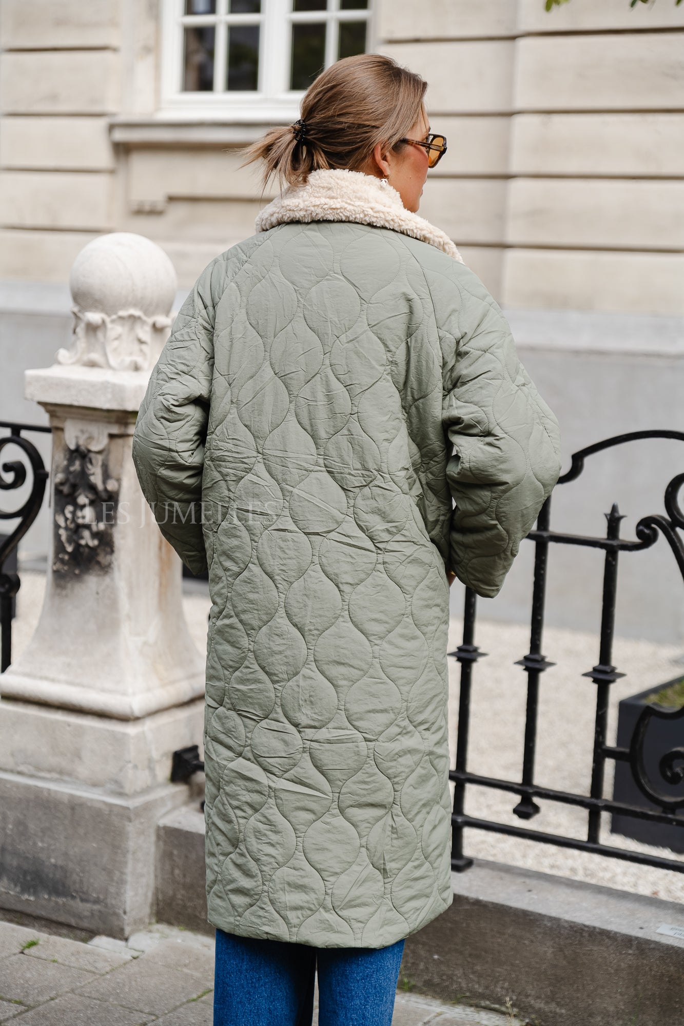 Doudoune Lizzy vert sauge