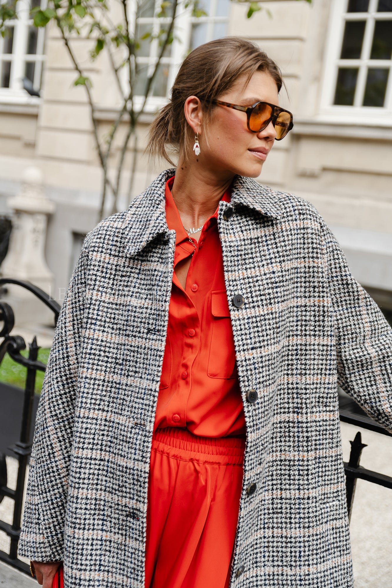 SLFMalou veste en laine noir/multicolore