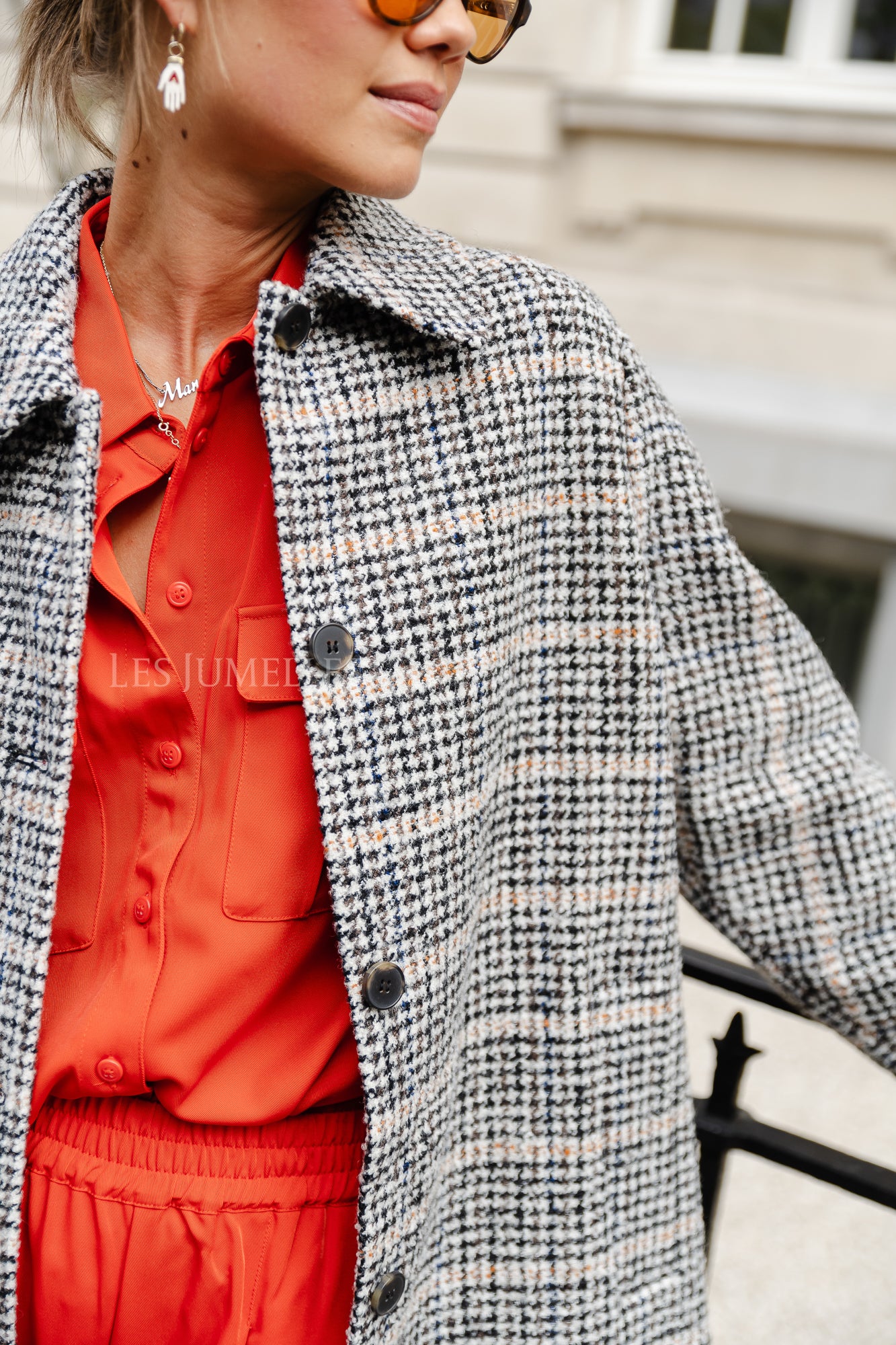 SLFMalou veste en laine noir/multicolore