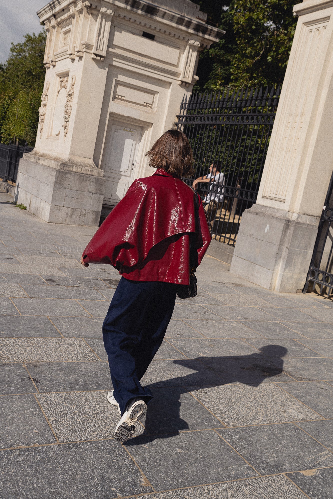 Jodie PU jacket red
